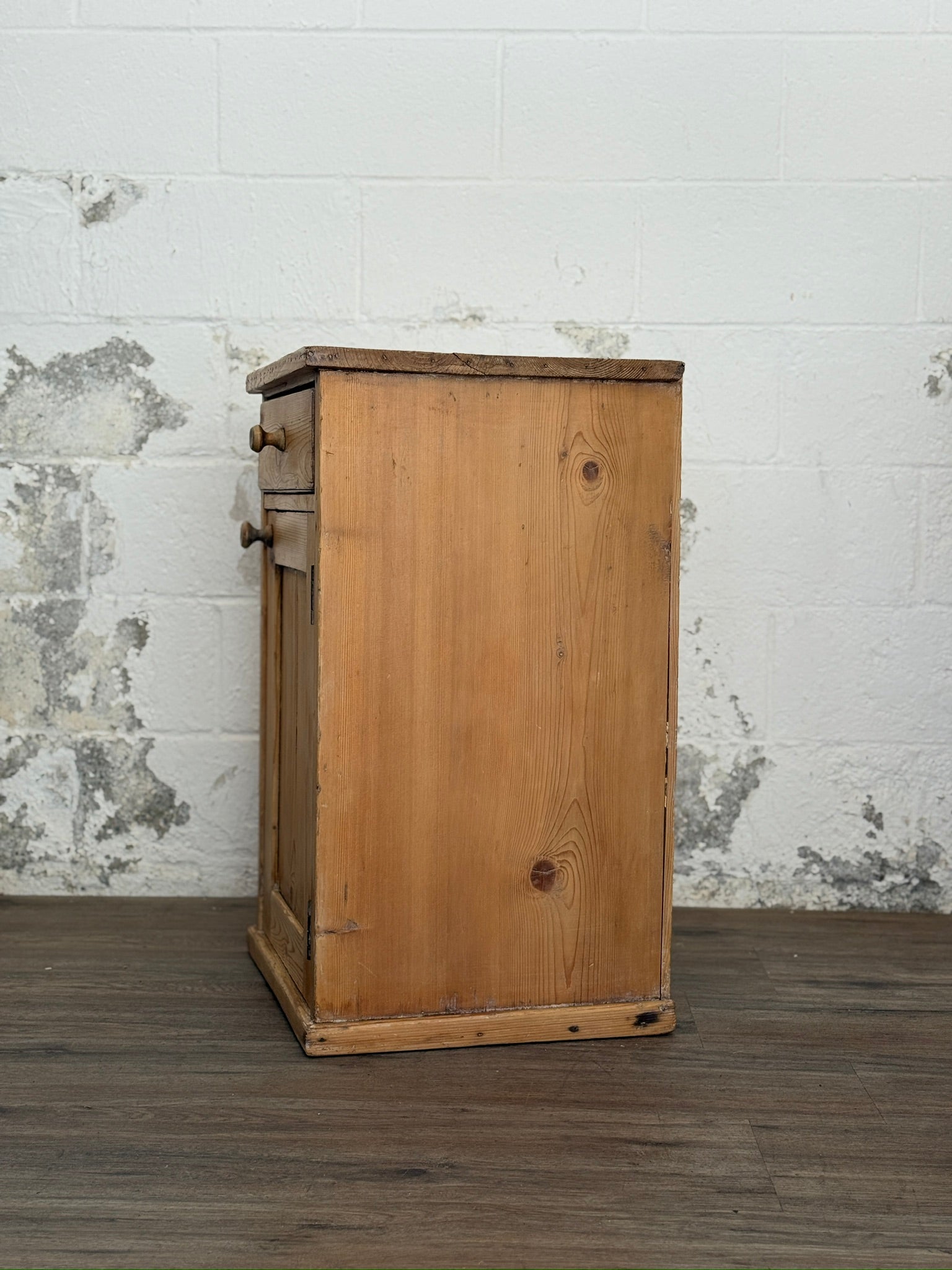 Antique European Pine Cabinet