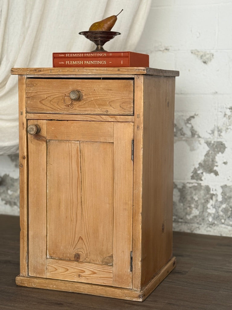 Antique European Pine Cabinet