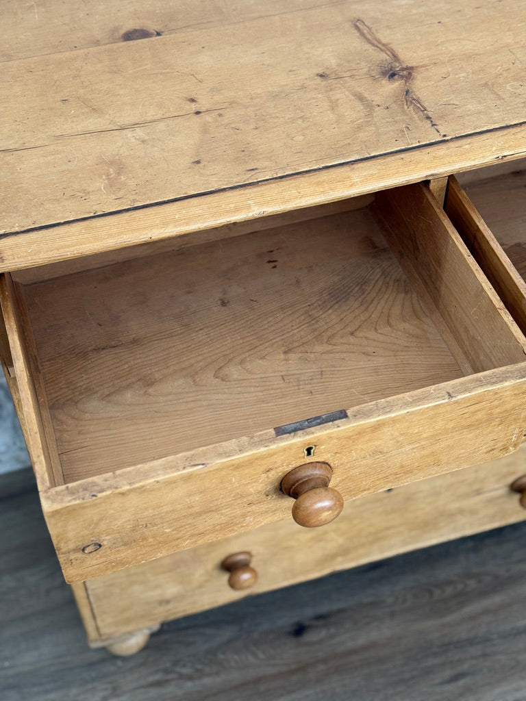 Antique European Pine Dresser