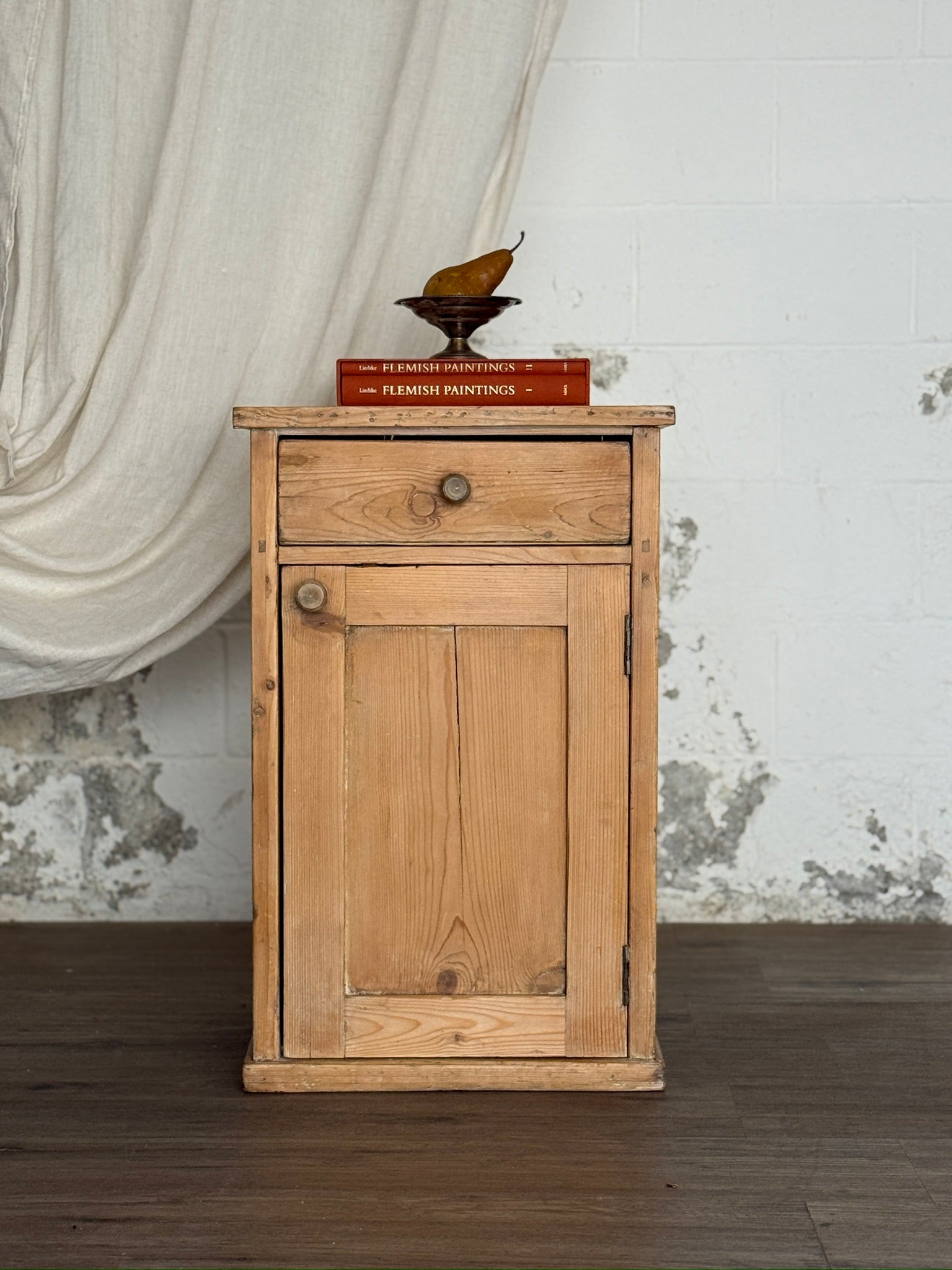 Antique European Pine Cabinet