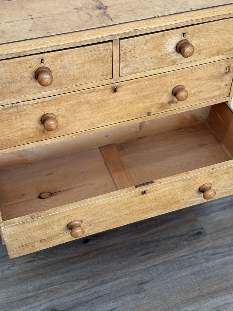 Antique European Pine Dresser