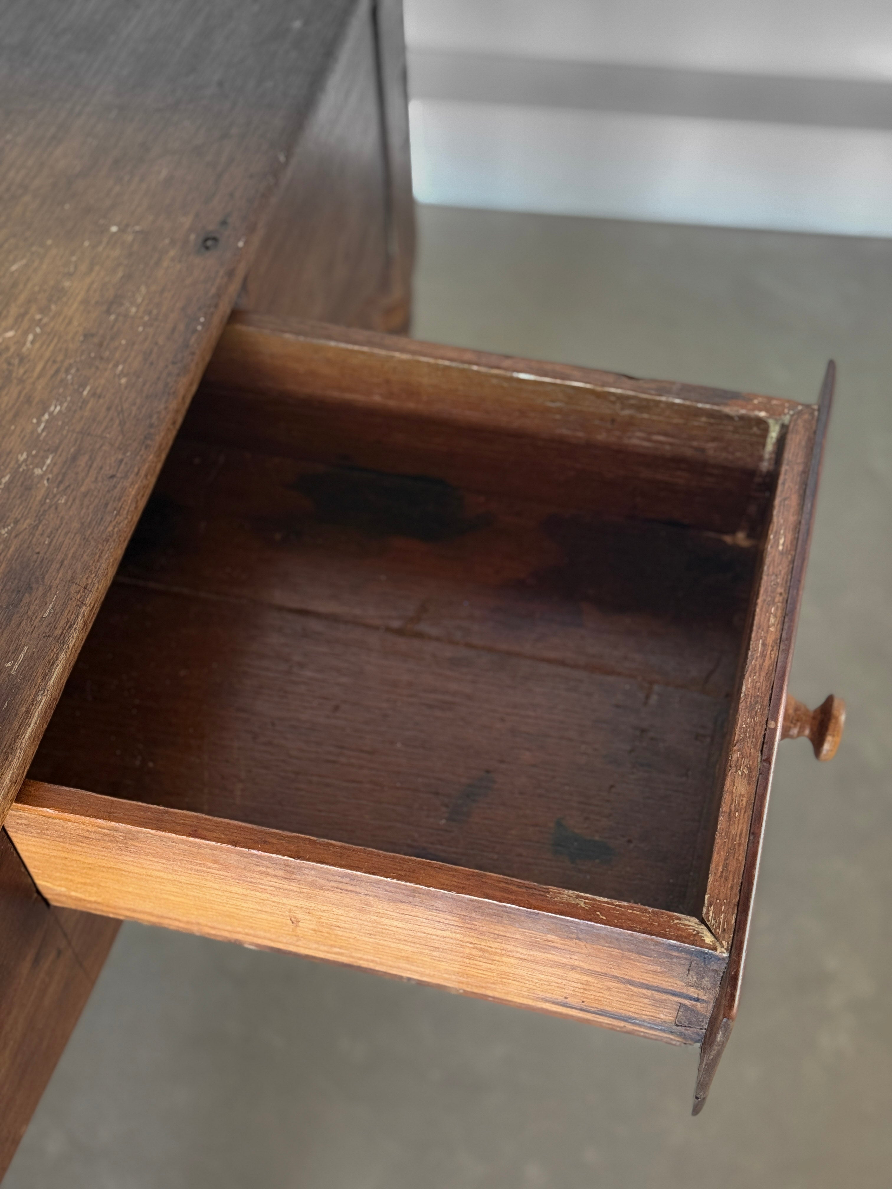 Primitive Scalloped Table
