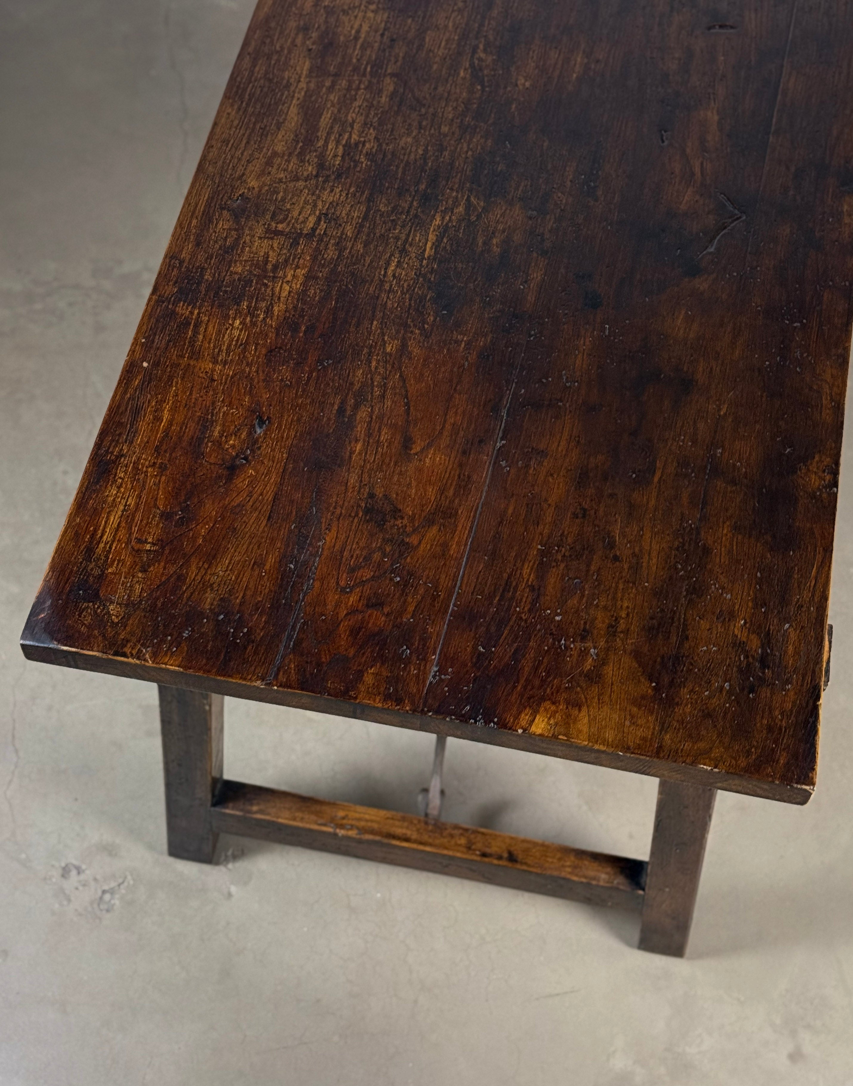 Antique Spanish Elm Writing Desk