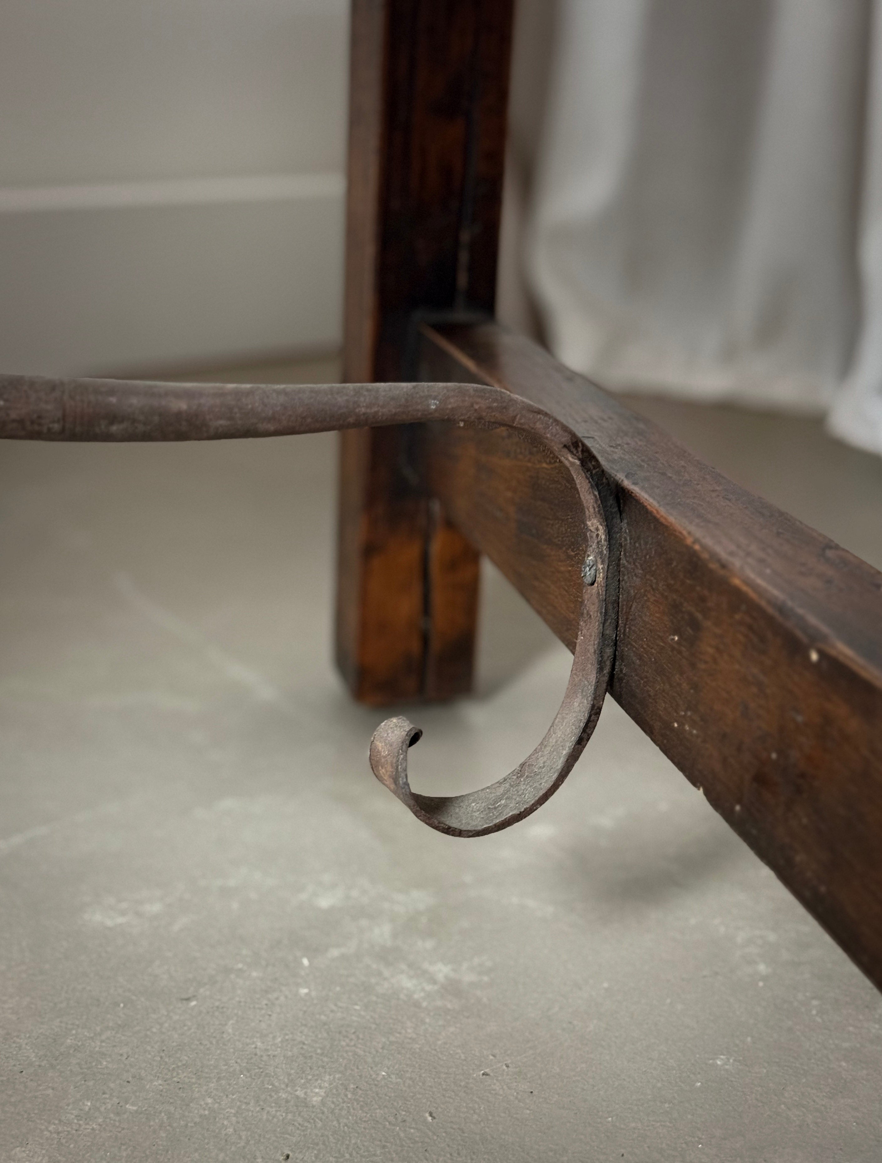 Antique Spanish Elm Writing Desk