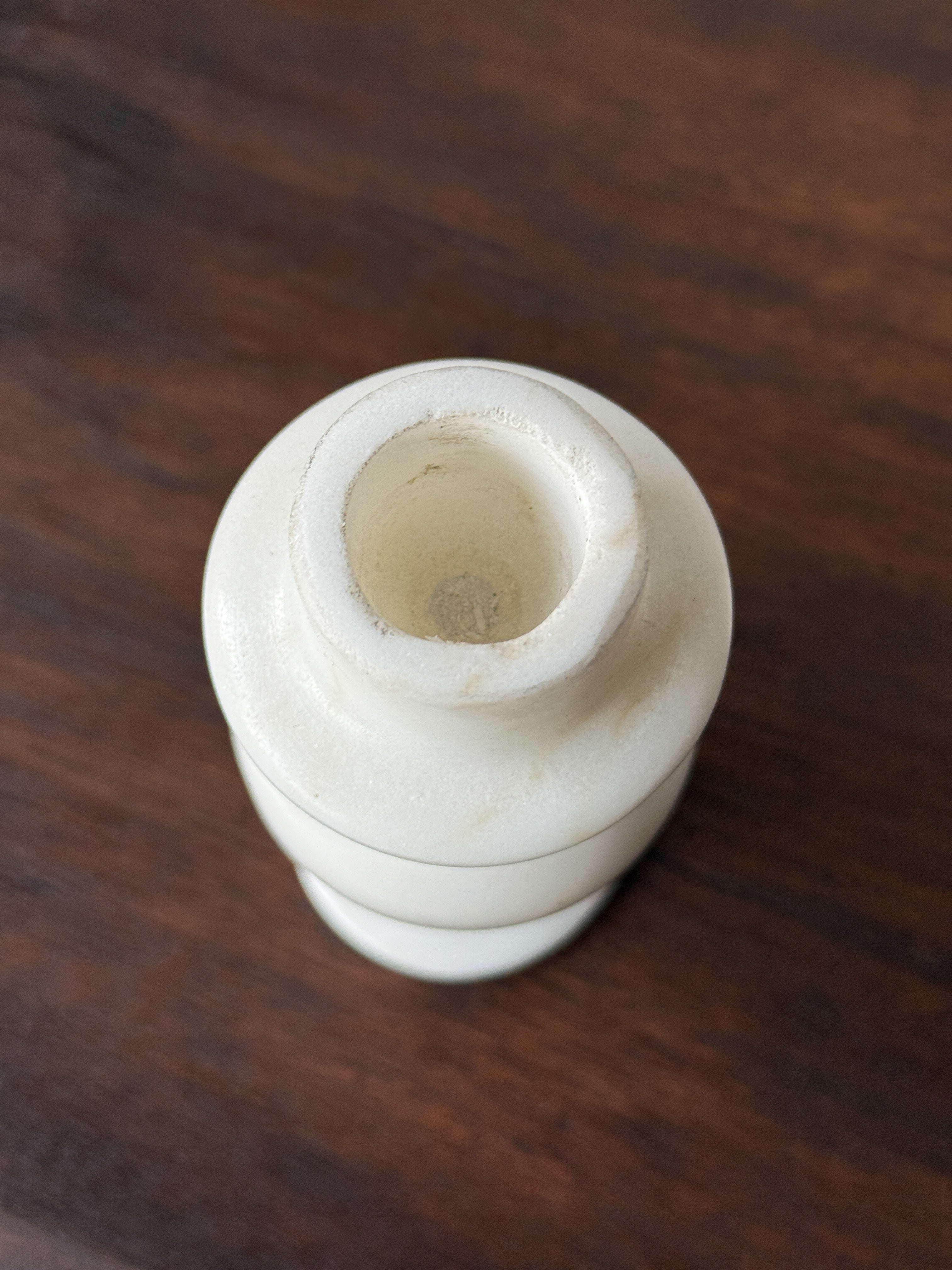 Vintage Marble Pillar Candle Holders (set)