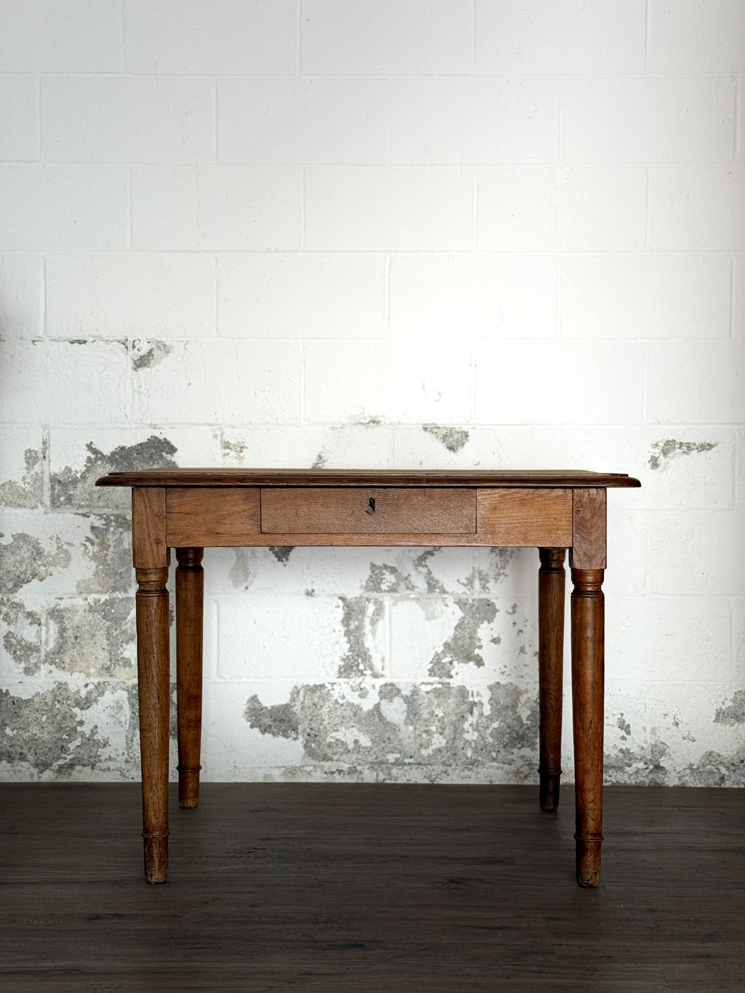 Antique French Chestnut Table/Desk