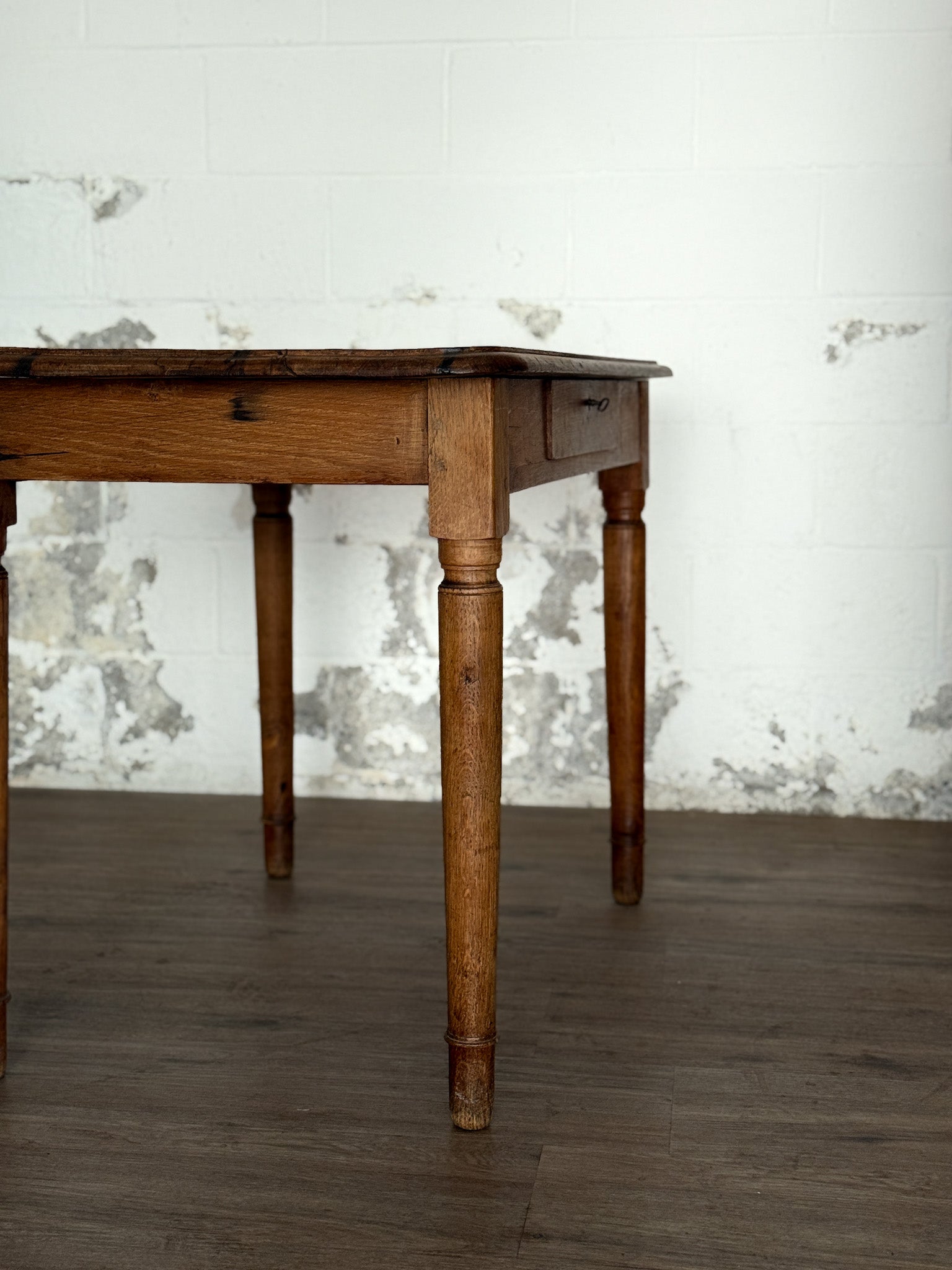Antique French Chestnut Table/Desk