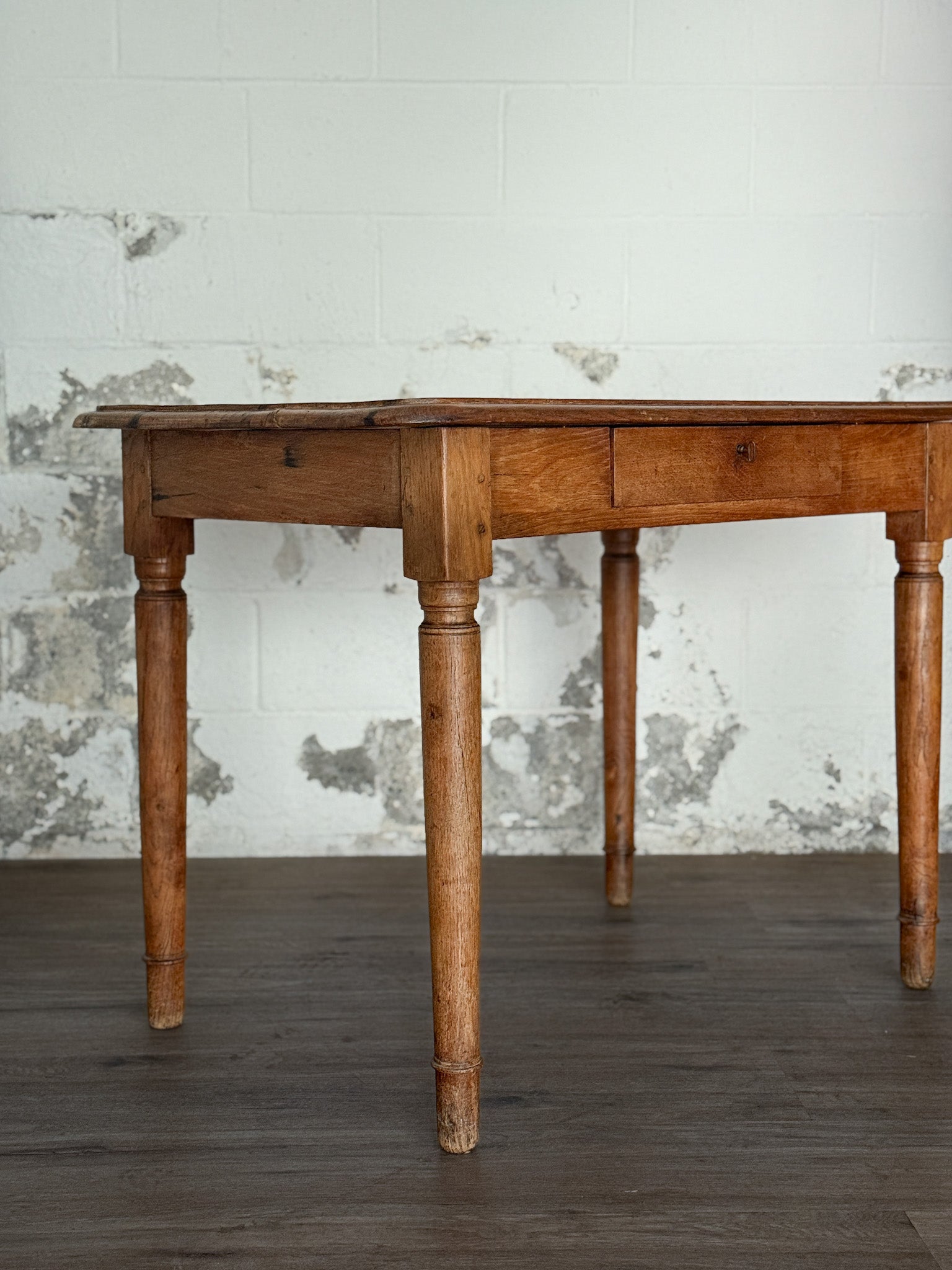 Antique French Chestnut Table/Desk