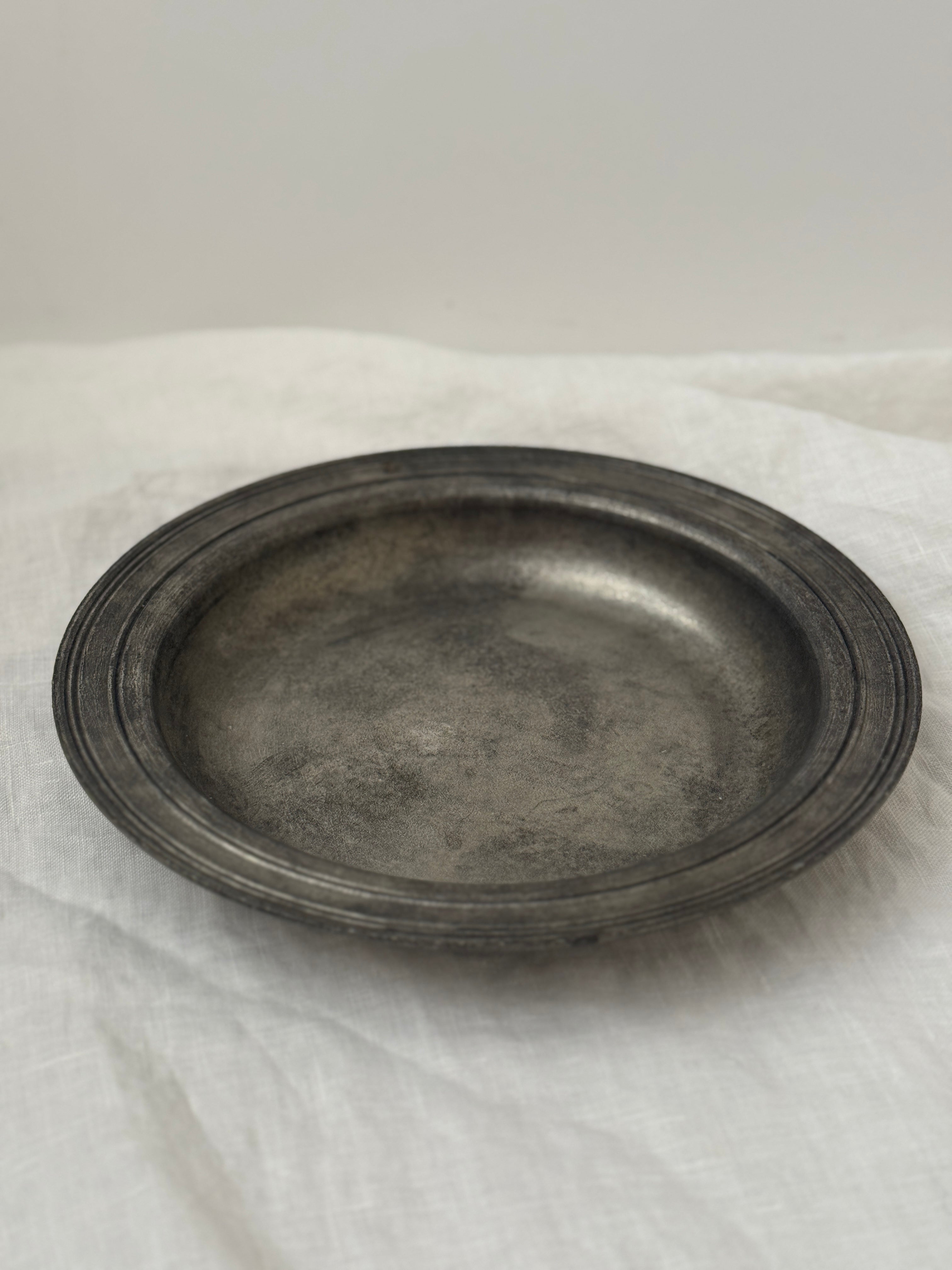 French Pewter Plate