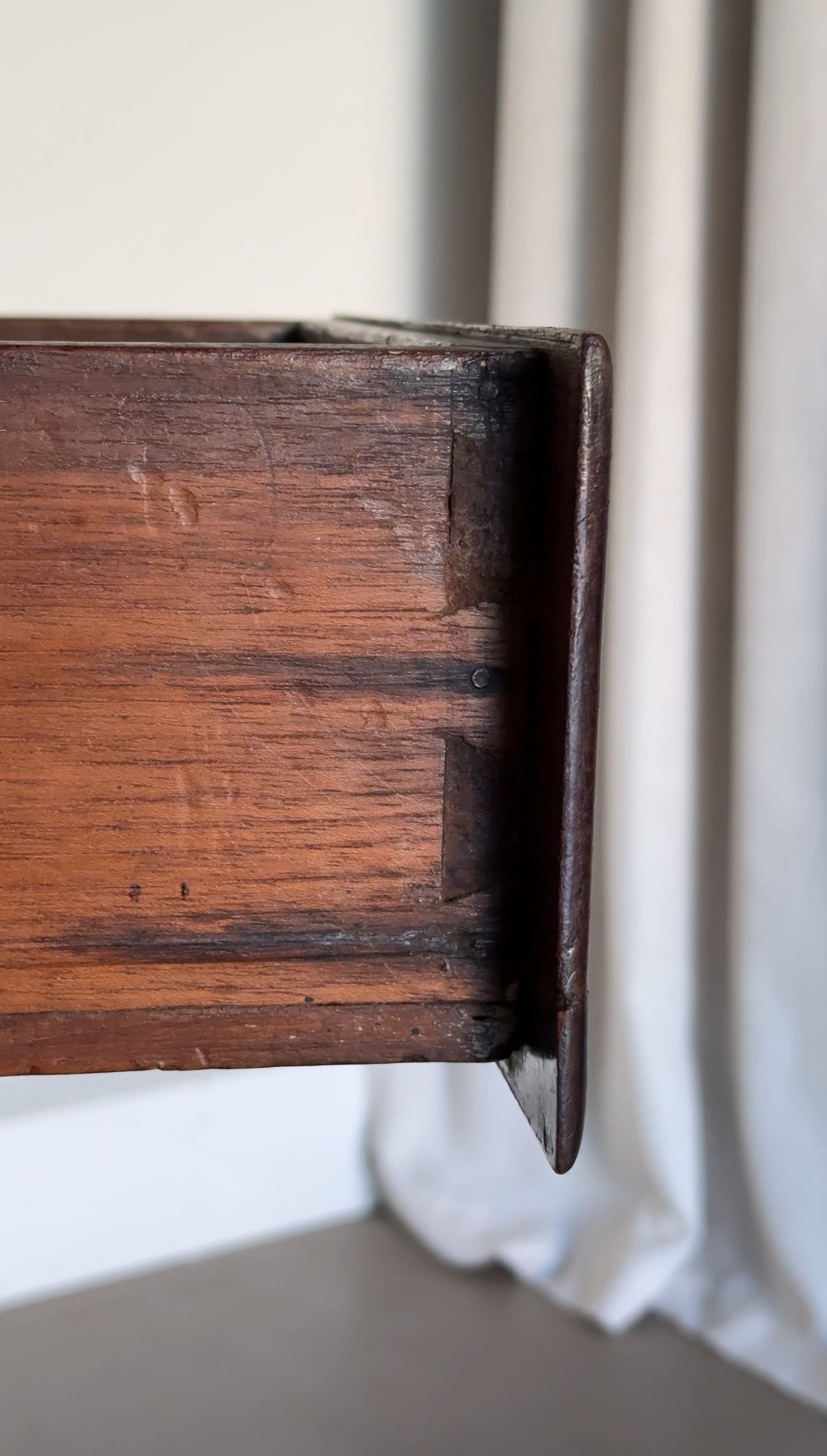 Primitive Scalloped Table