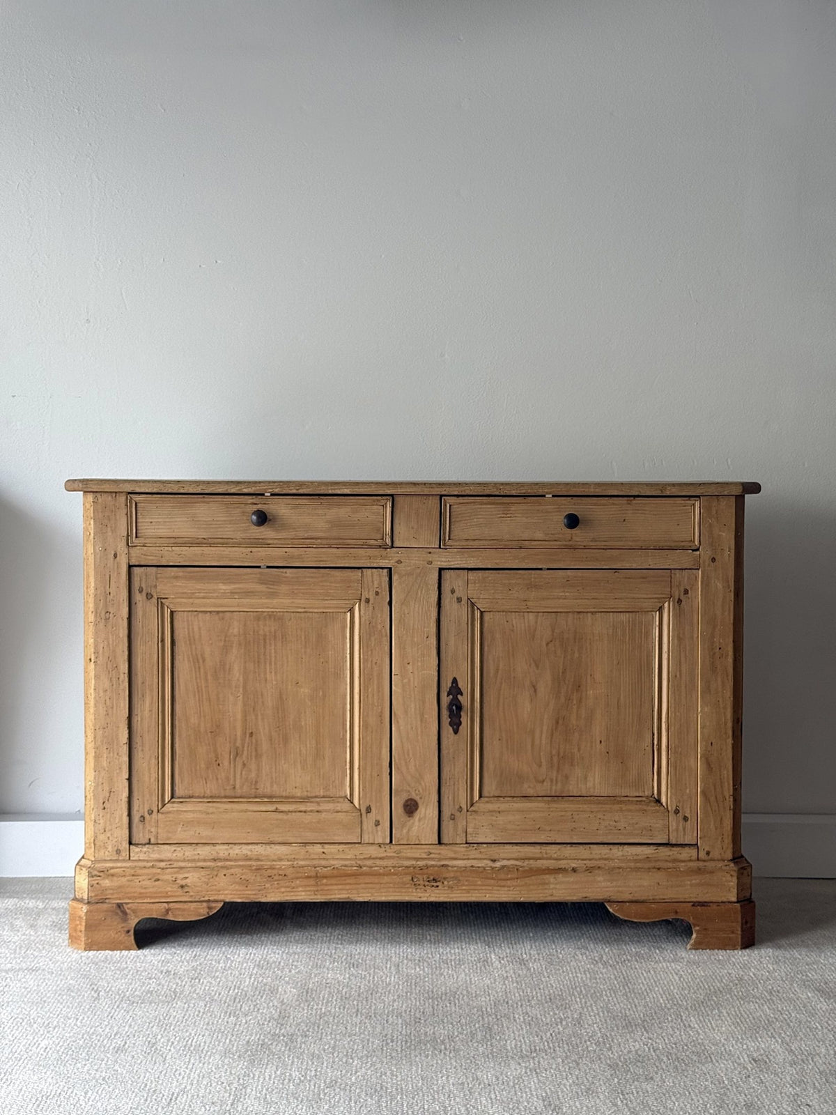 Antique Irish Pine Buffet