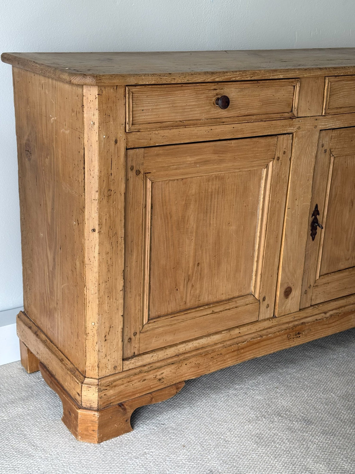 Antique Irish Pine Buffet