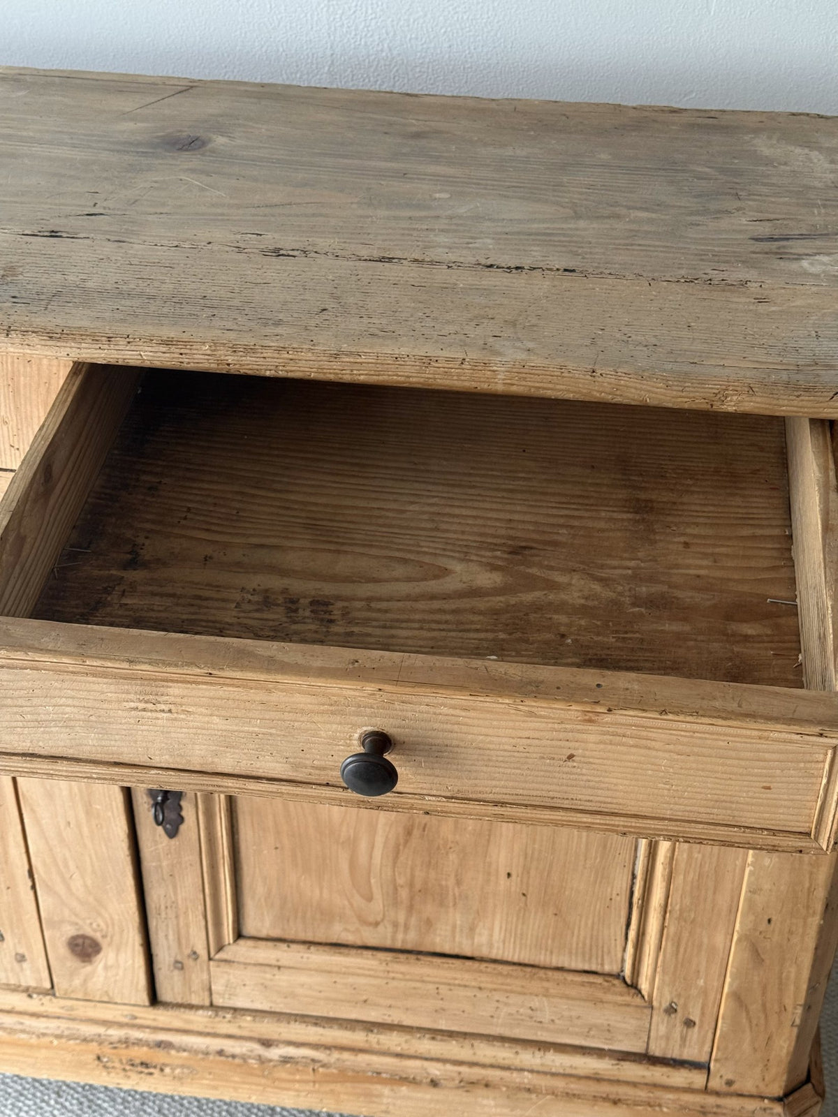 Antique Irish Pine Buffet