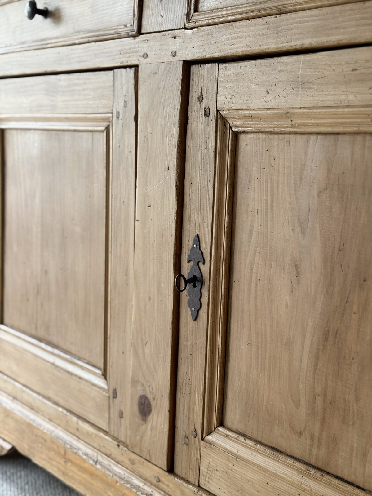 Antique Irish Pine Buffet