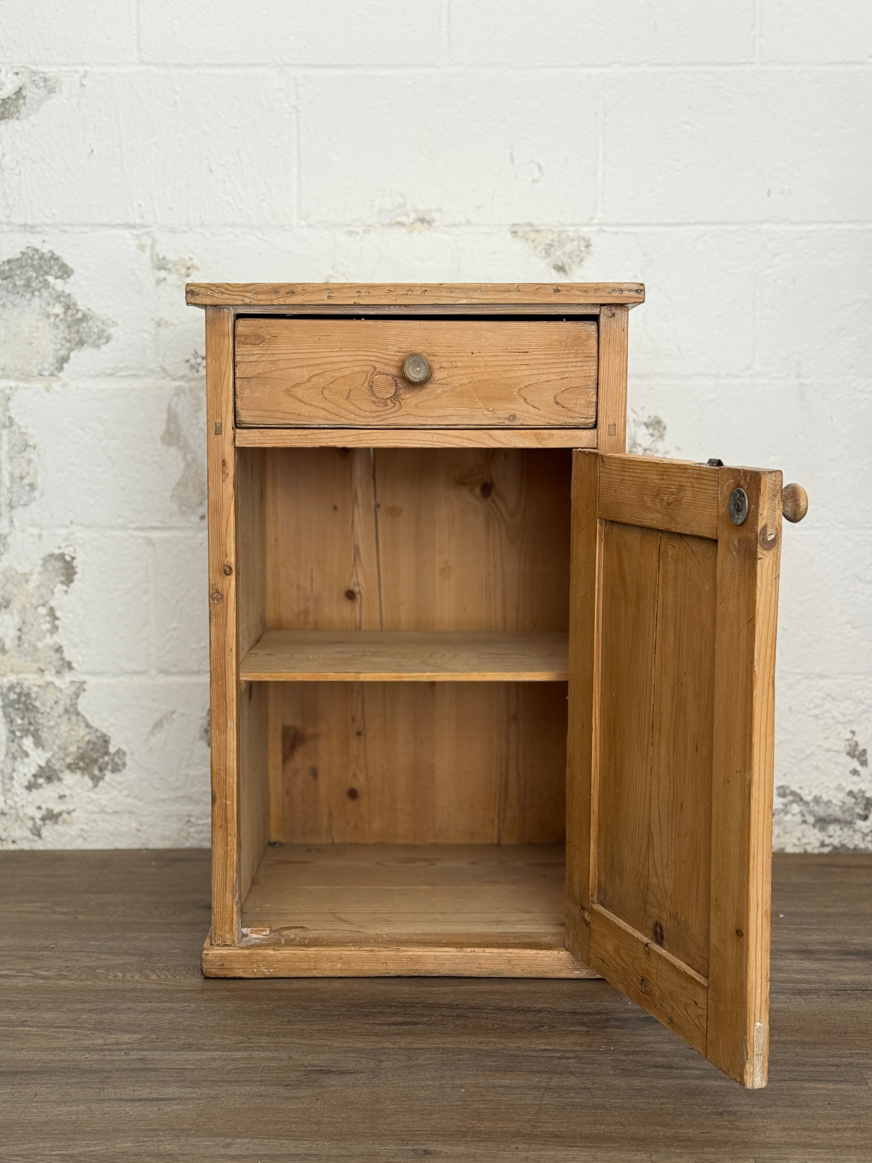 Antique European Pine Cabinet