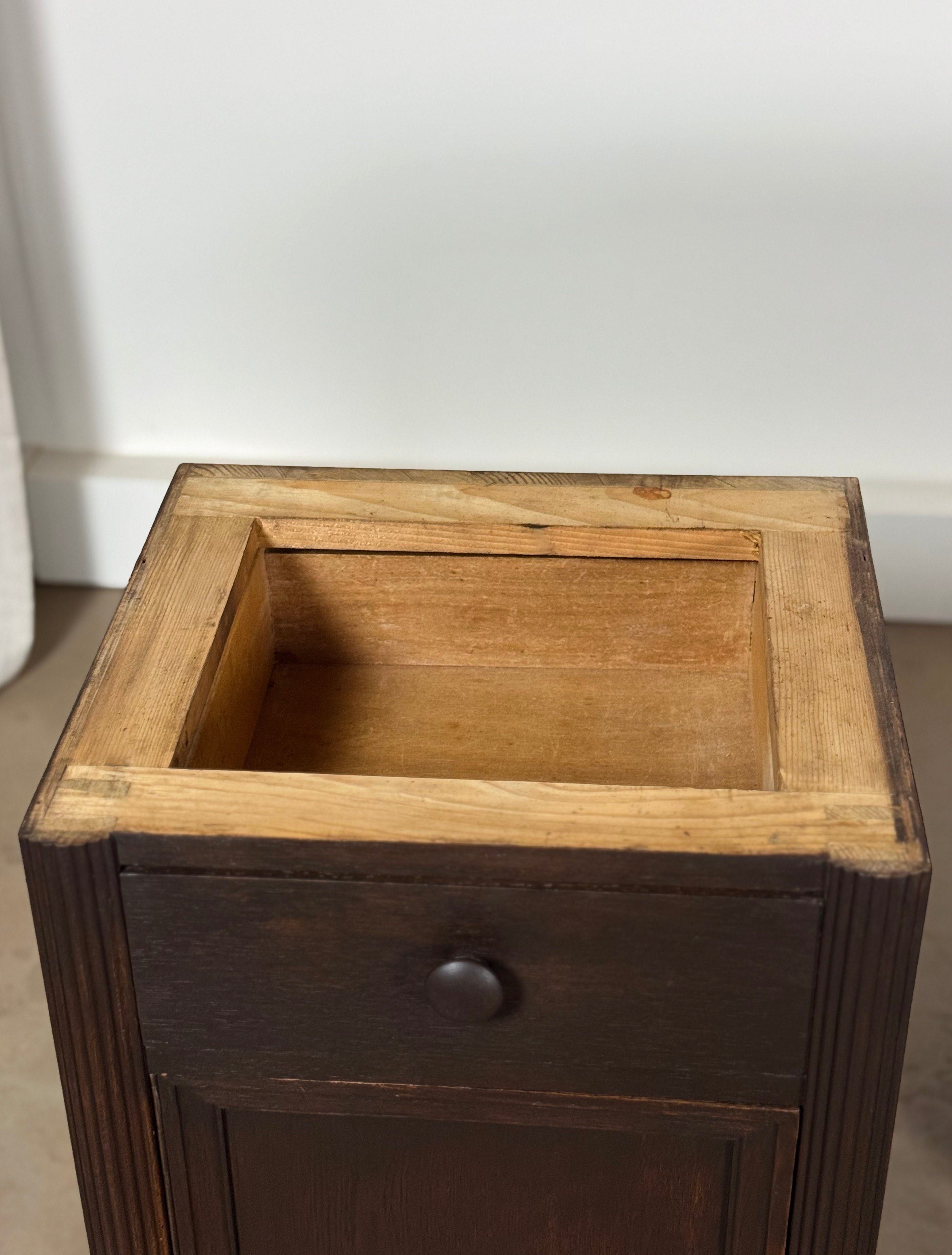 Antique Nightstands with Marble Top