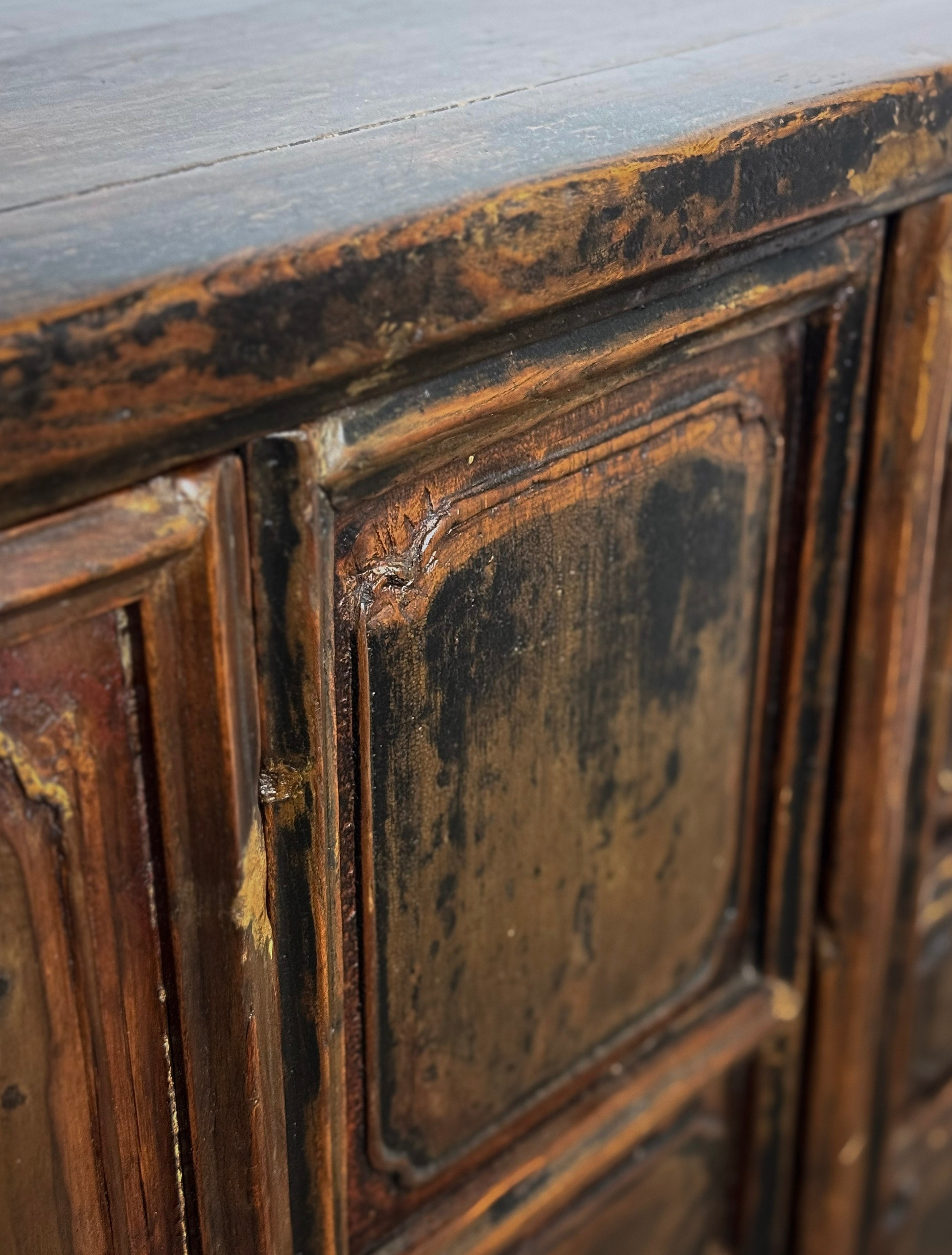 Chinese Elm Console