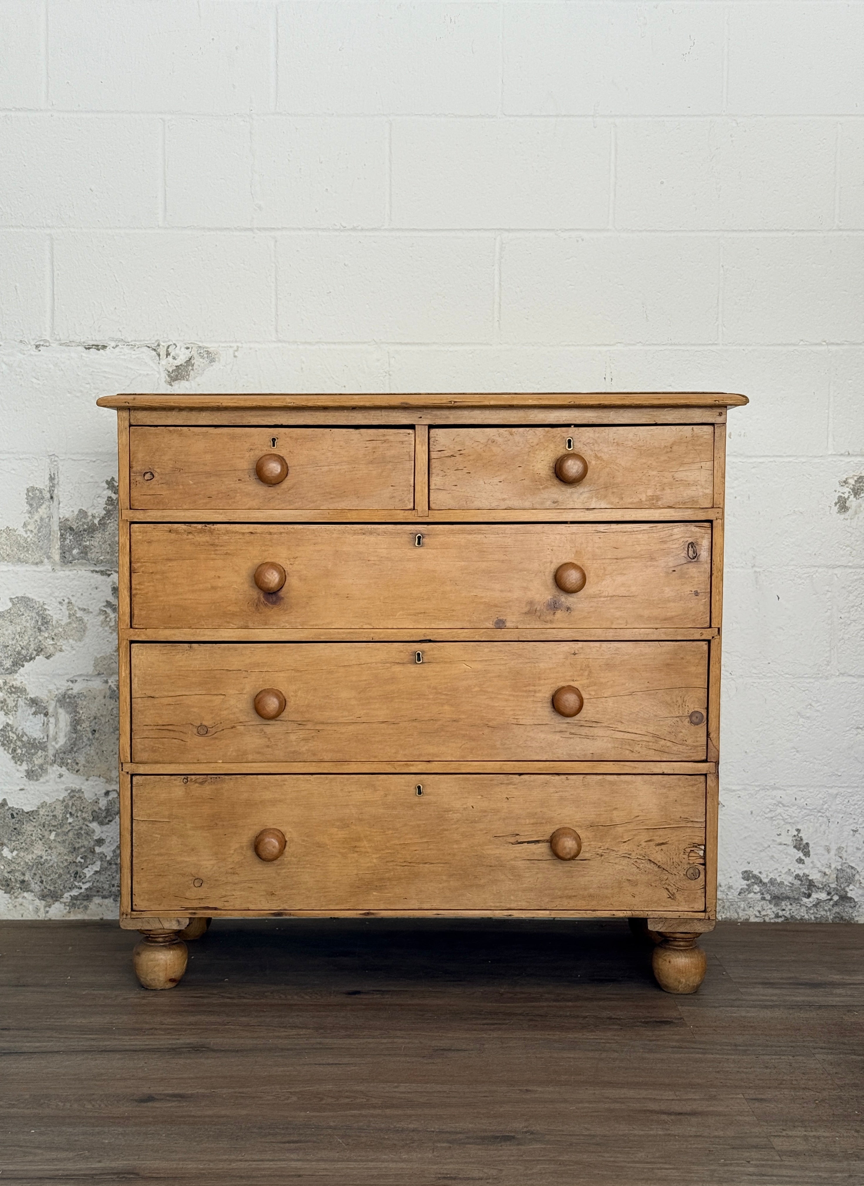 Antique European Pine Dresser