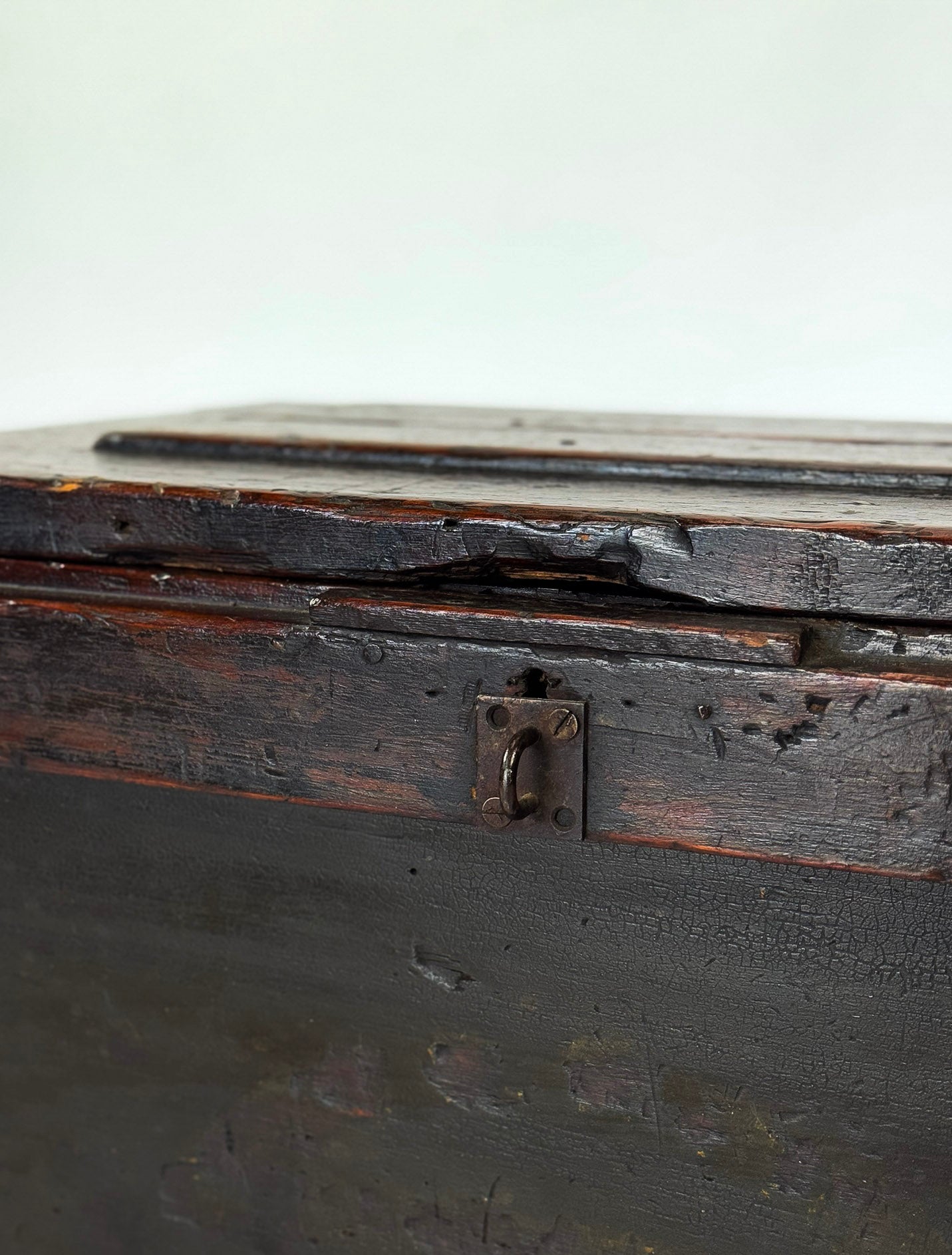 Antique Wood Trunk