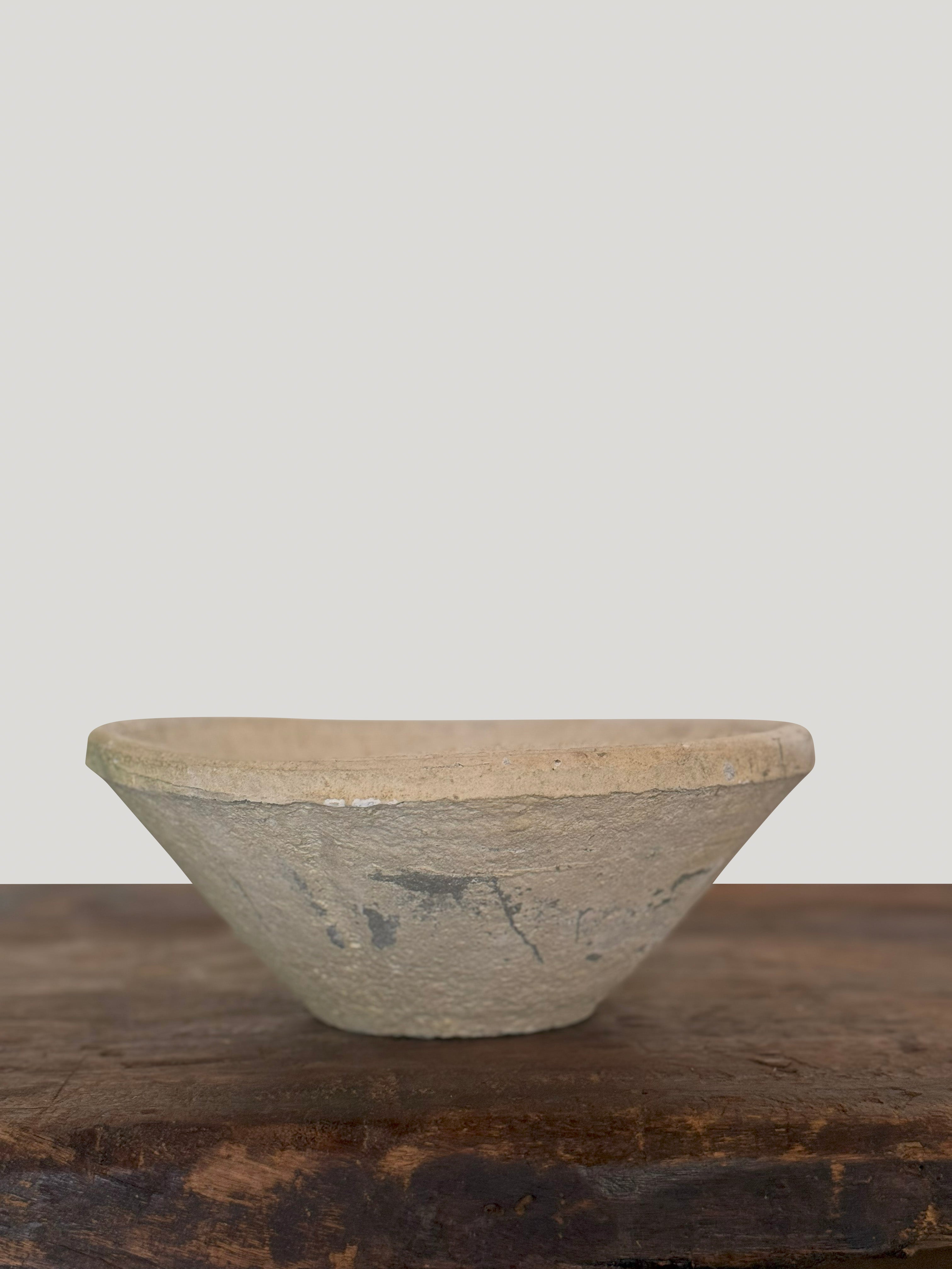 White Earthenware Accent Bowl