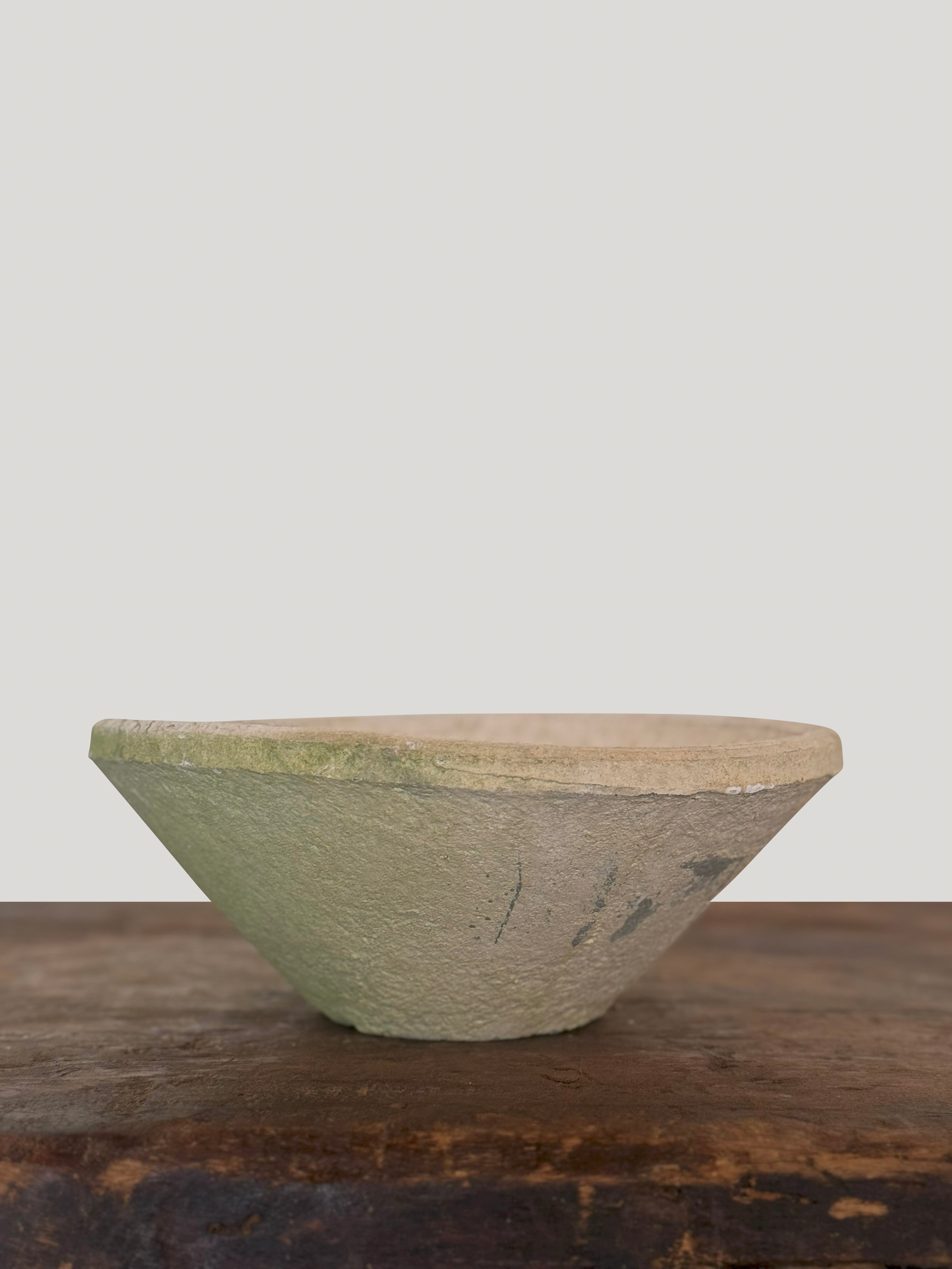 White Earthenware Accent Bowl