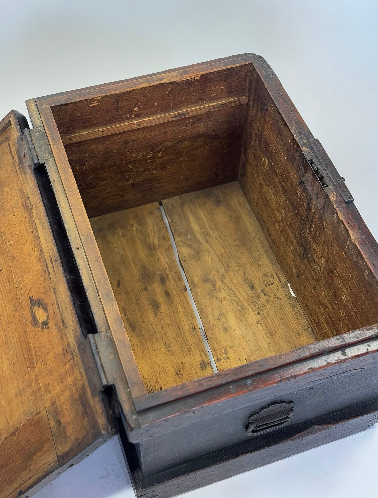 Antique Wood Trunk