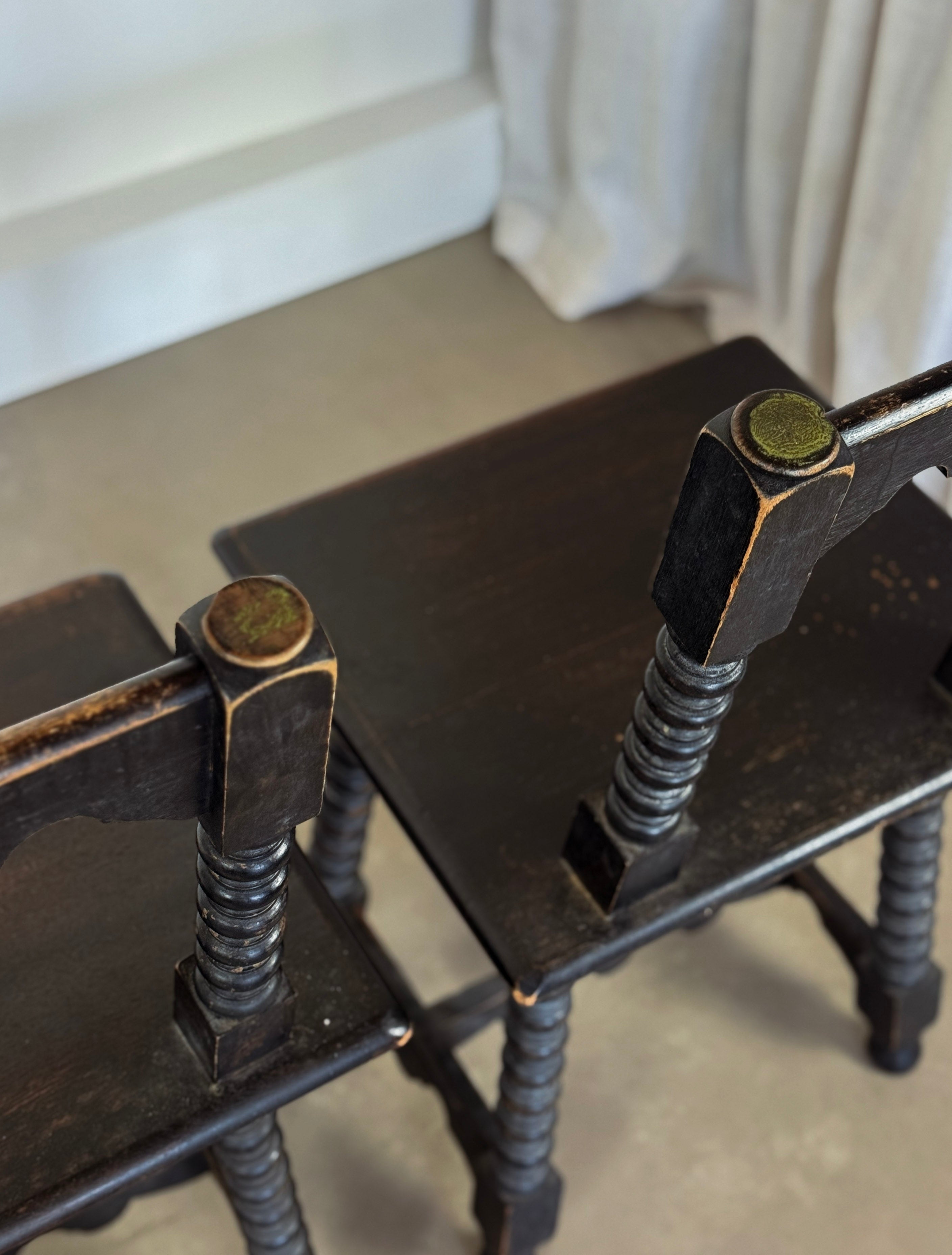 Vintage Spanish Style Chairs (set of 4)