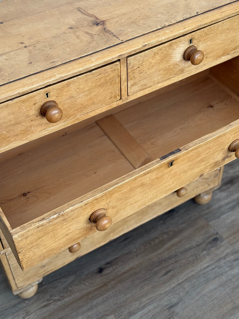 Antique European Pine Dresser