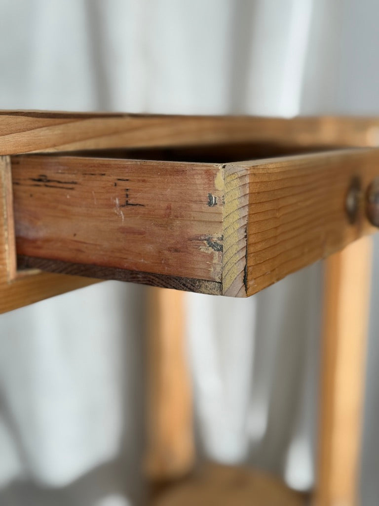 Antique Pine Console Table