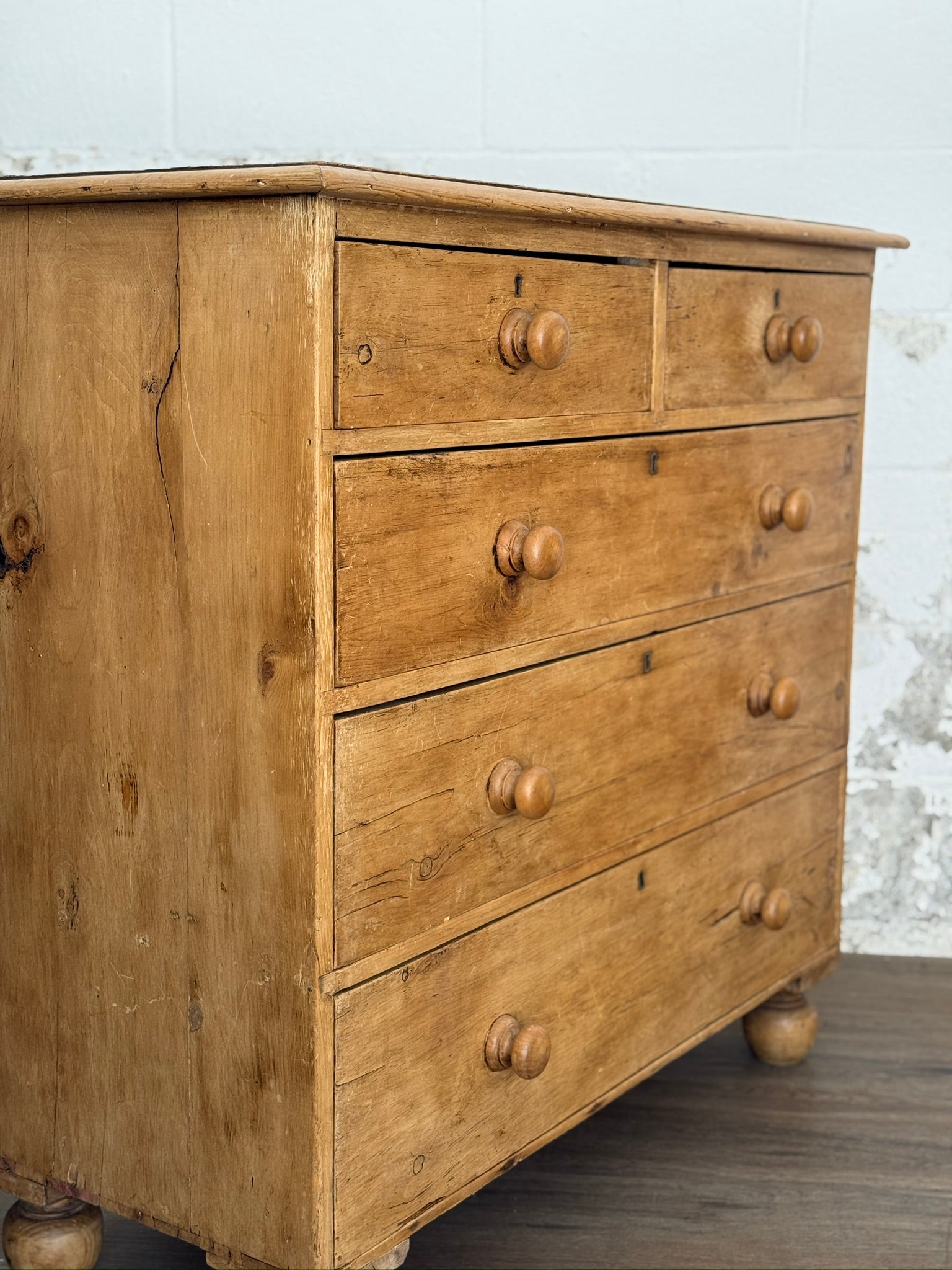 Antique European Pine Dresser