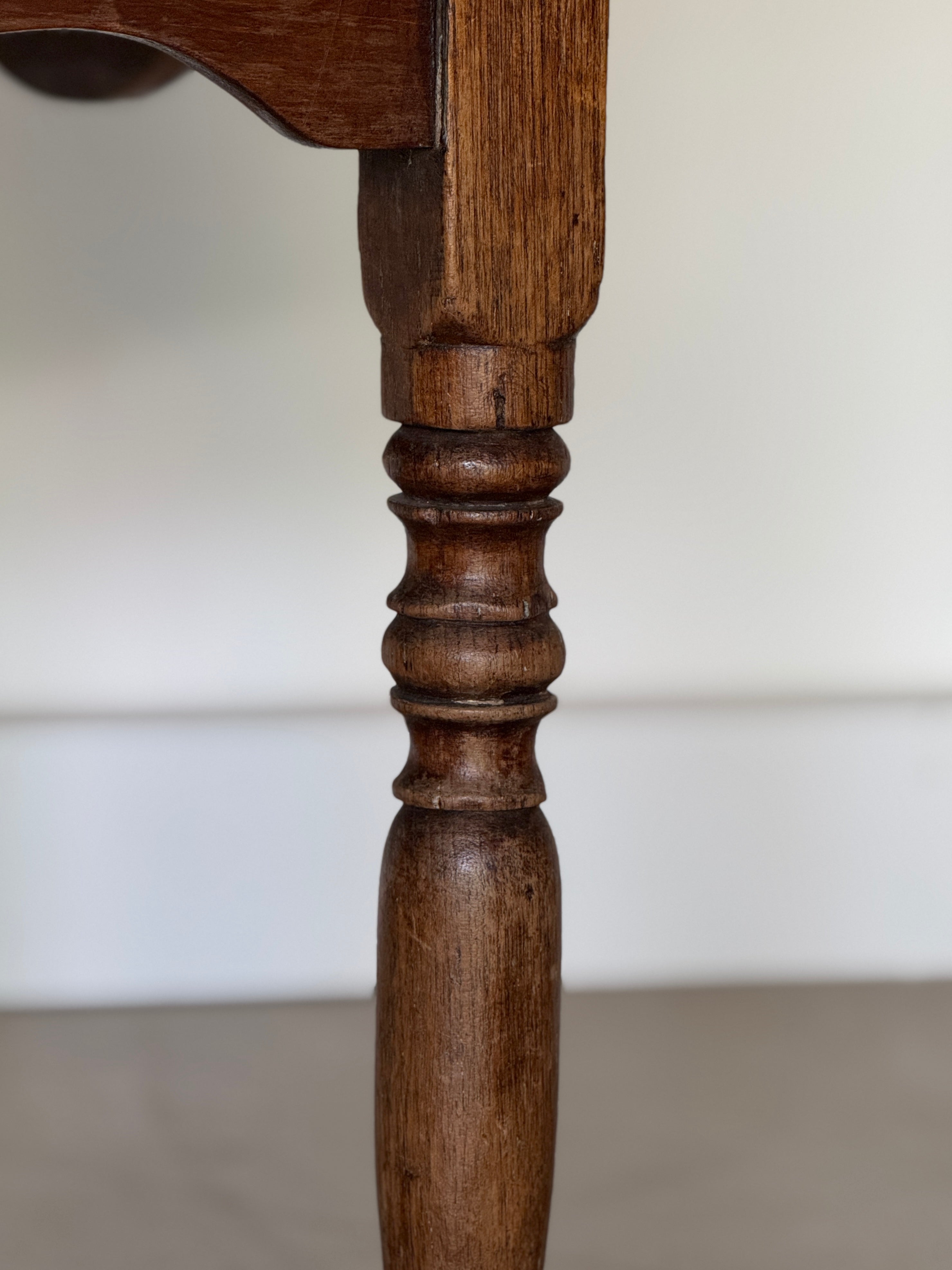 Primitive Scalloped Table