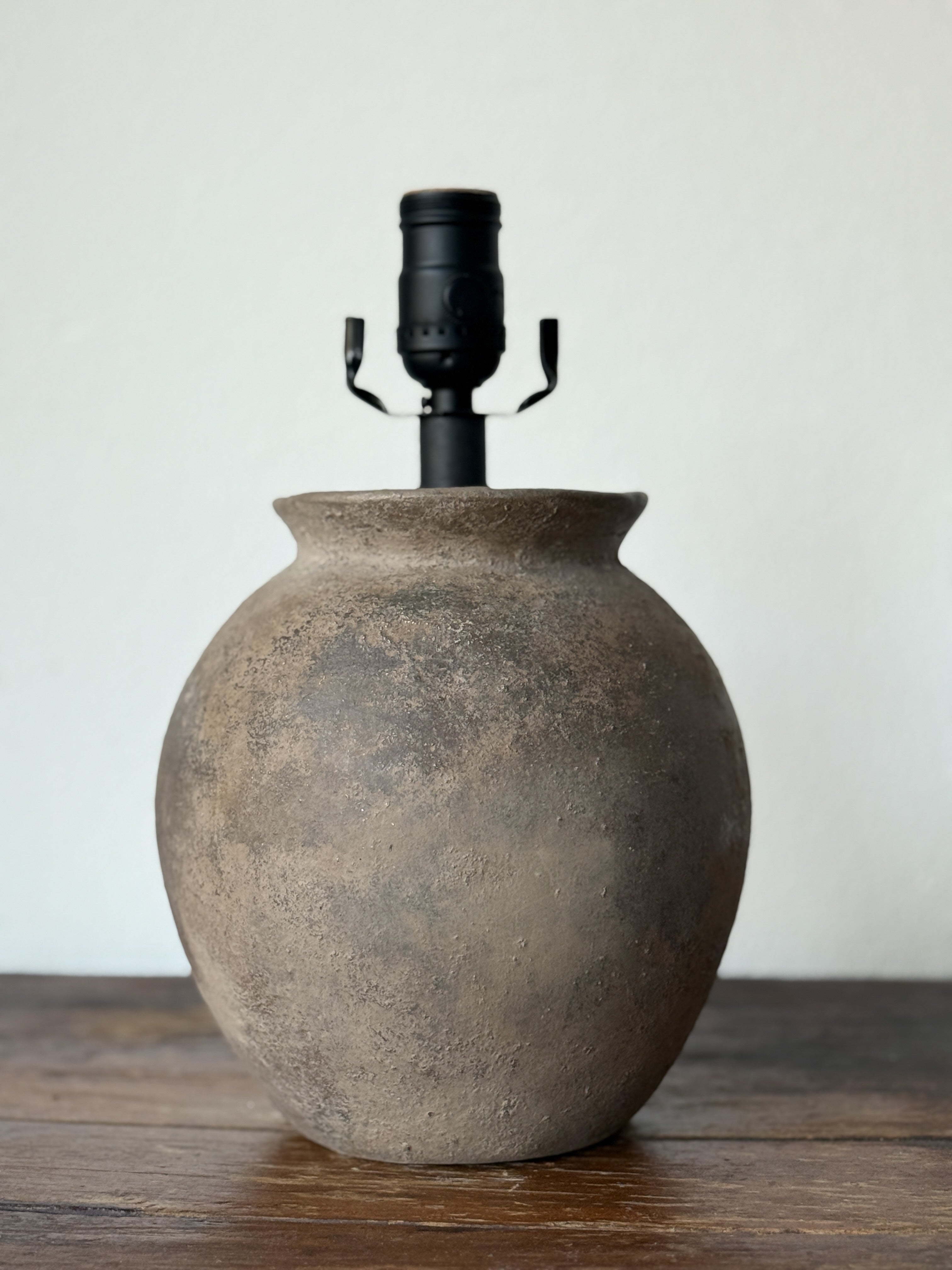 Antique Pot Lamp Base