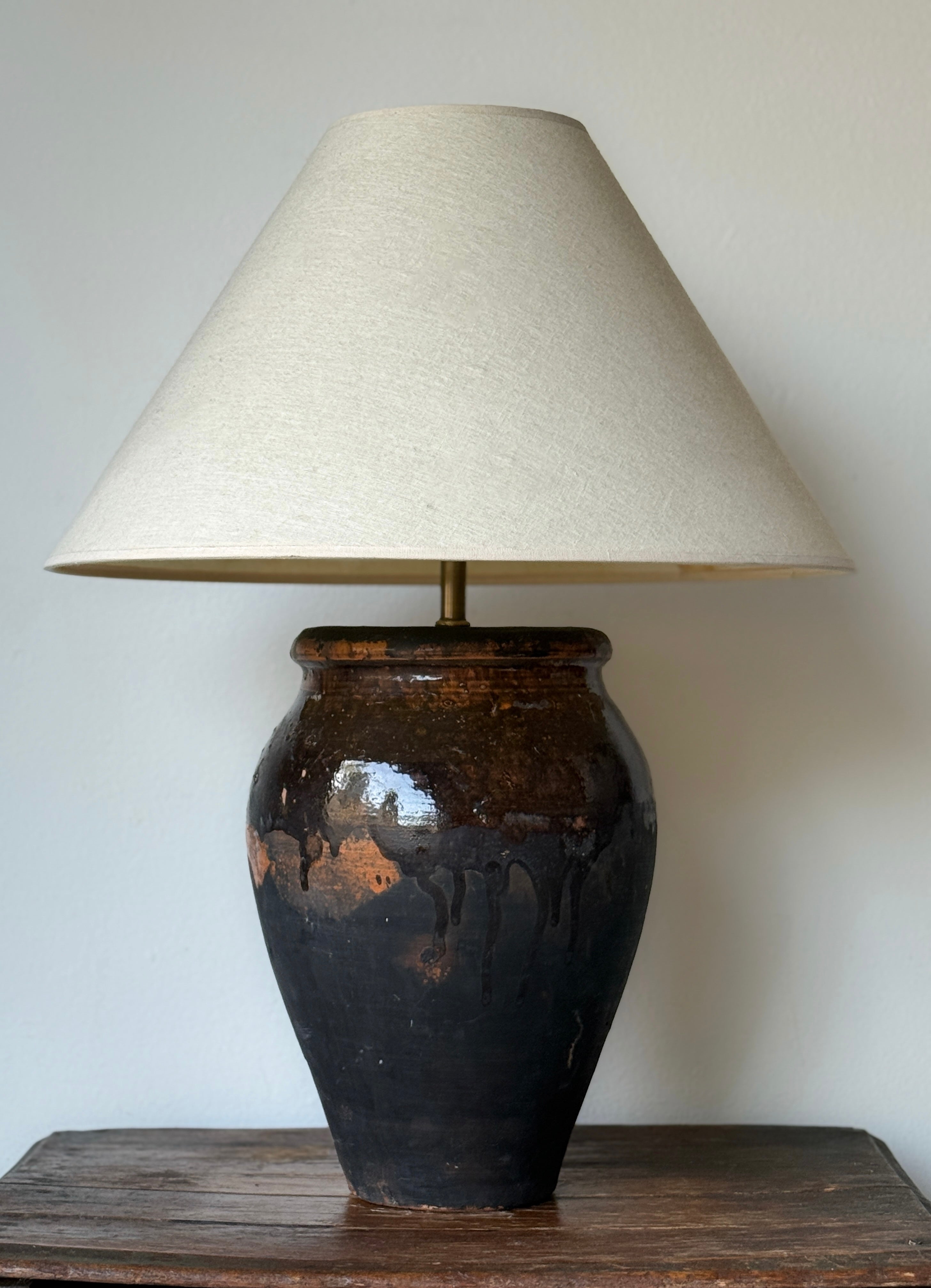 Vintage Pot Lamp Base
