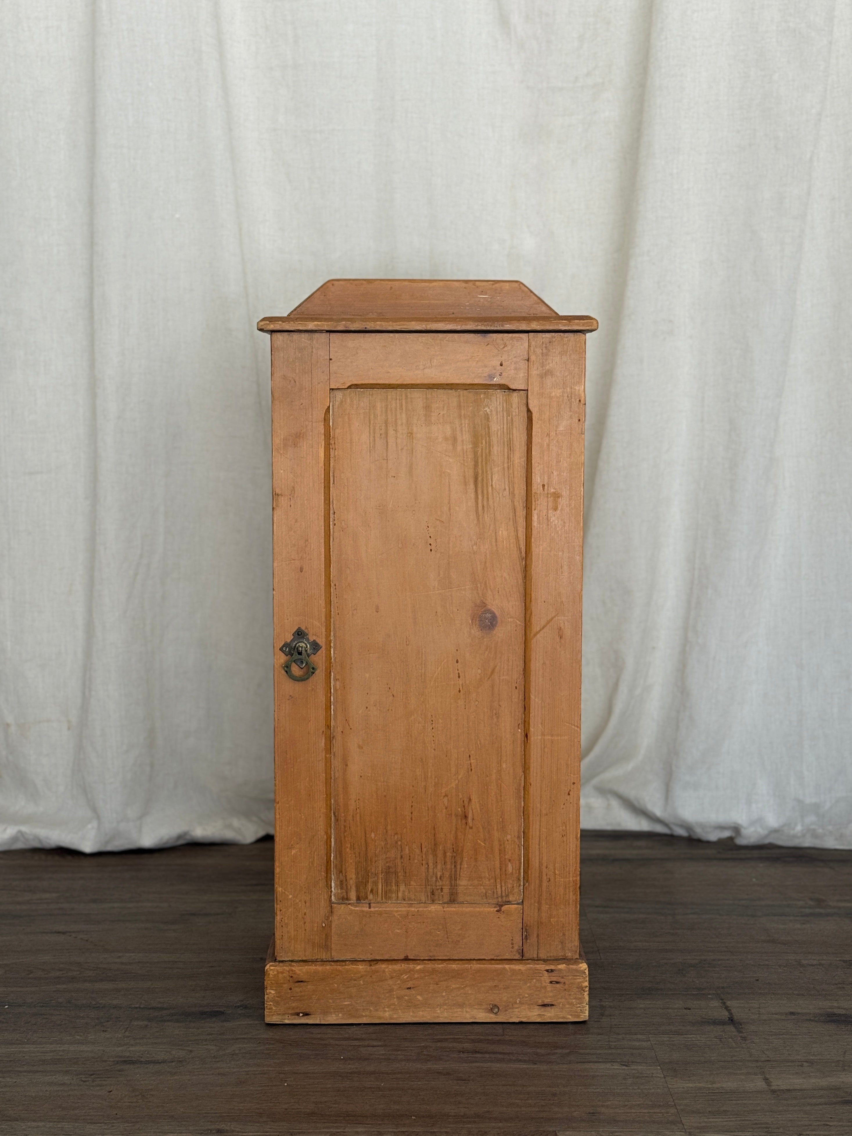 Antique Pine Cabinet/Side Table