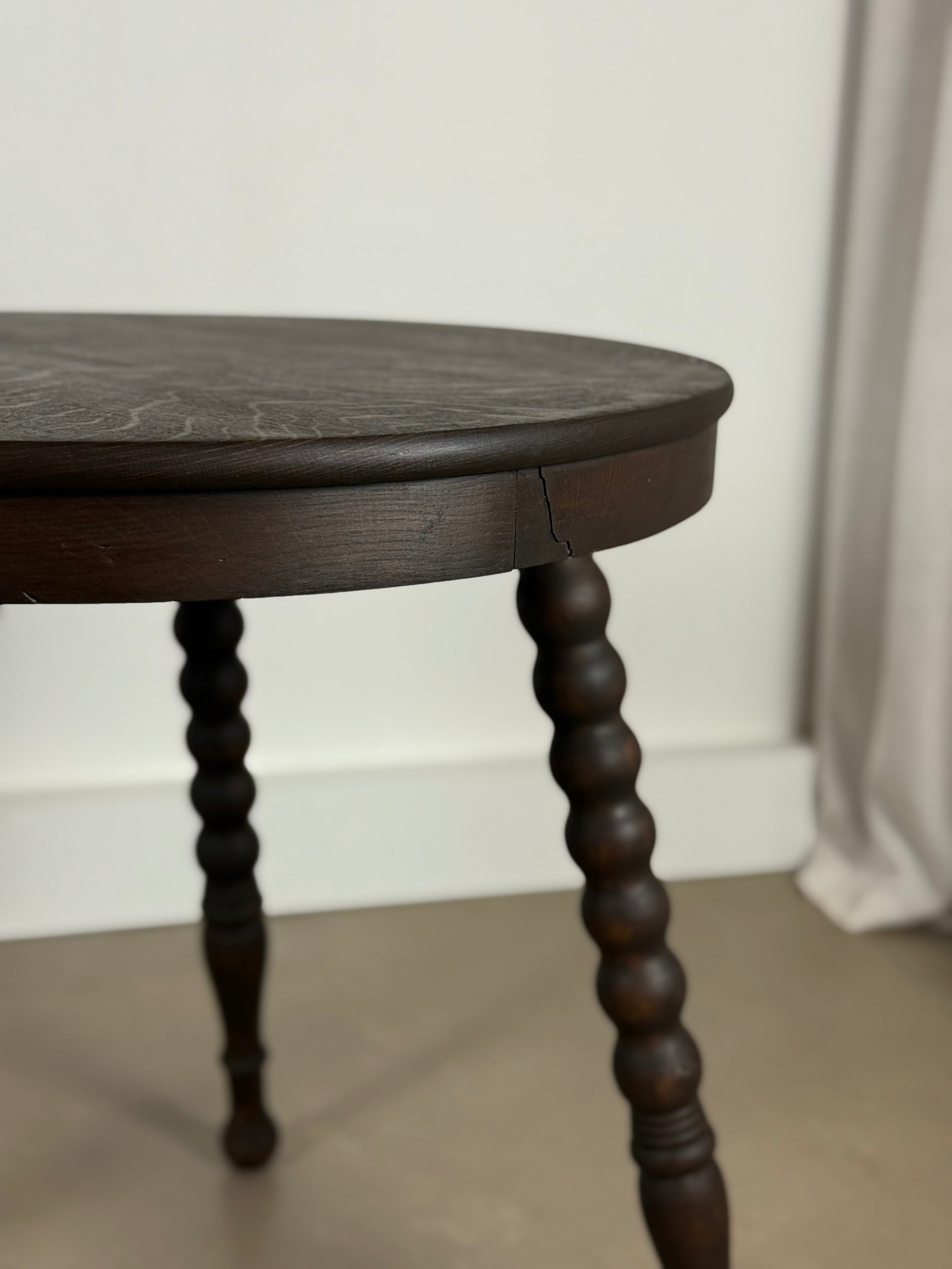 Antique Bobbin Occasional Table