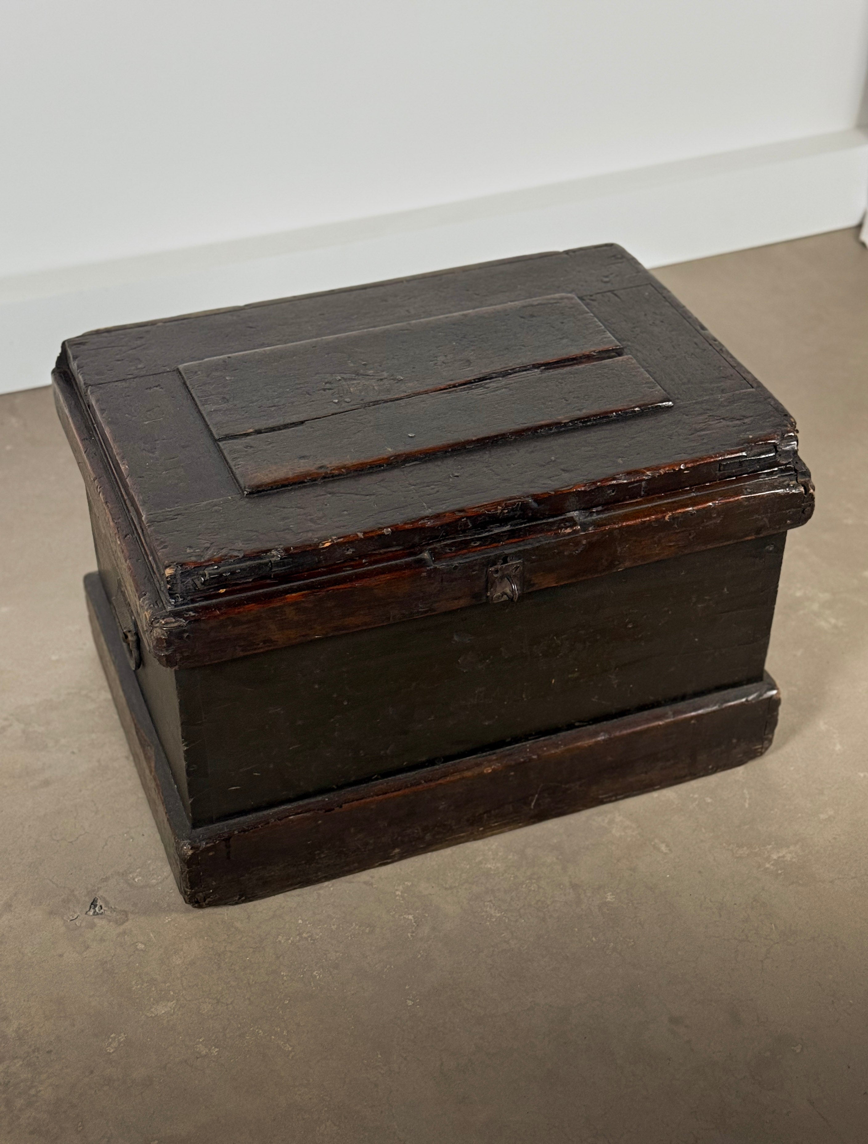 Antique Wood Trunk