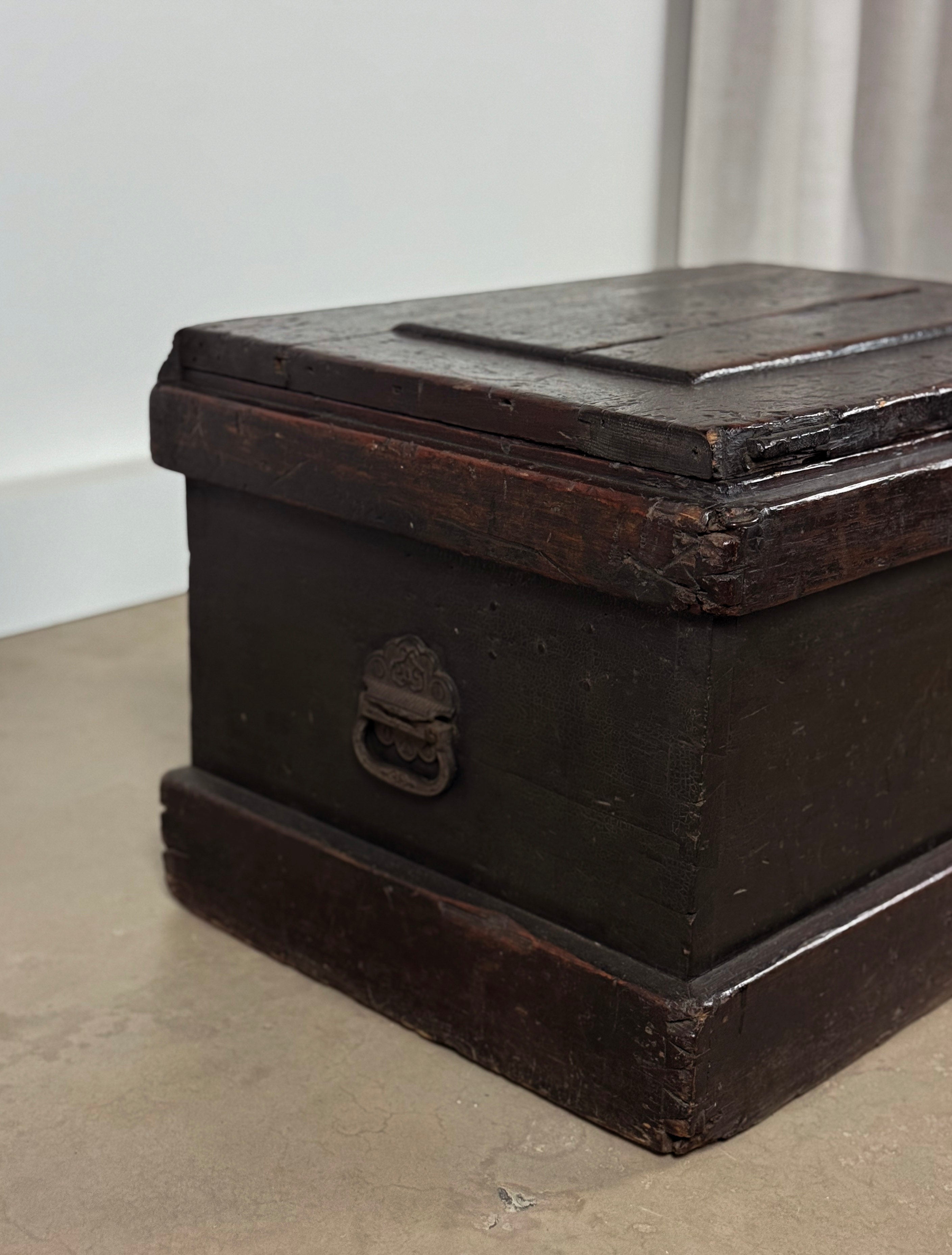Antique Wood Trunk