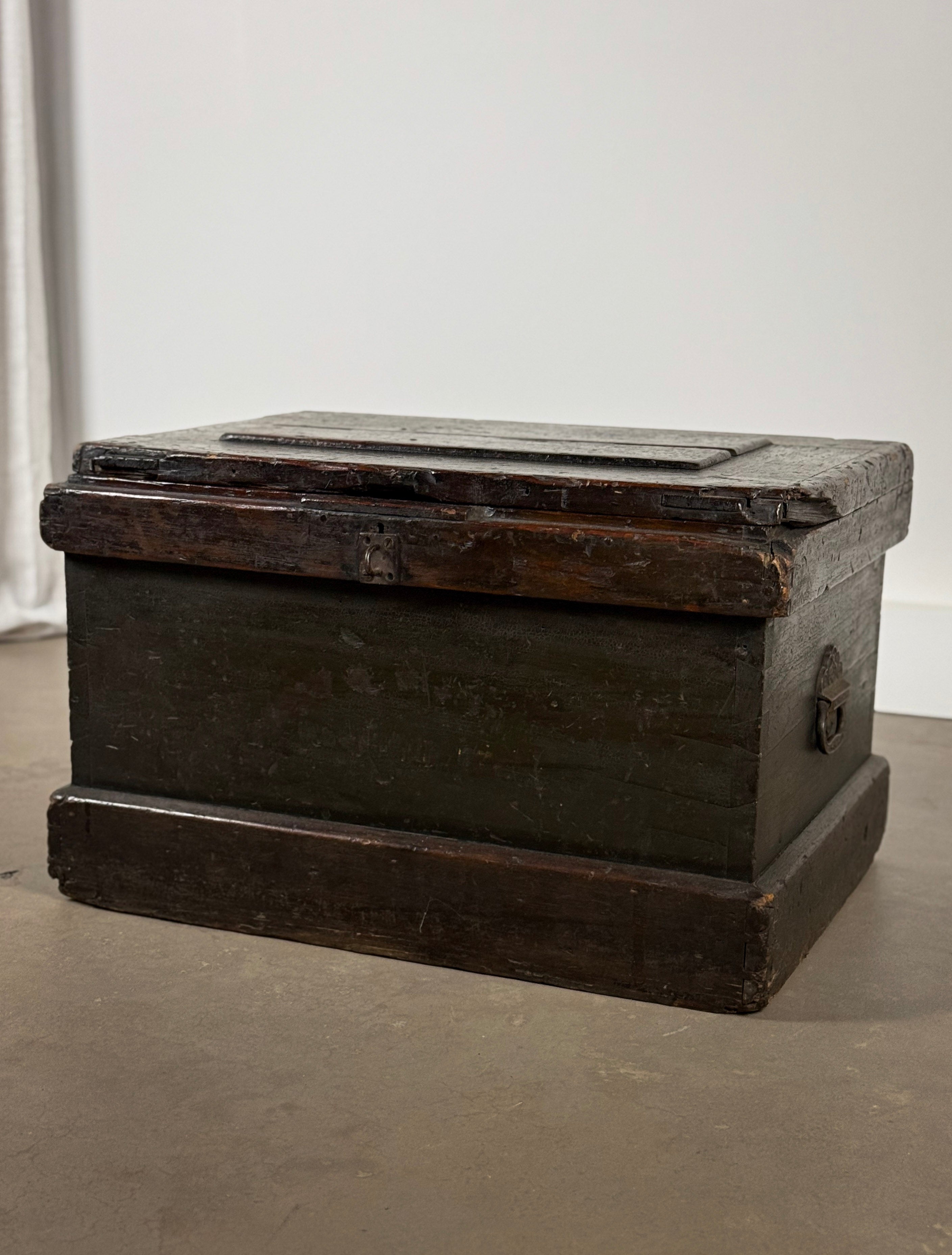 Antique Wood Trunk