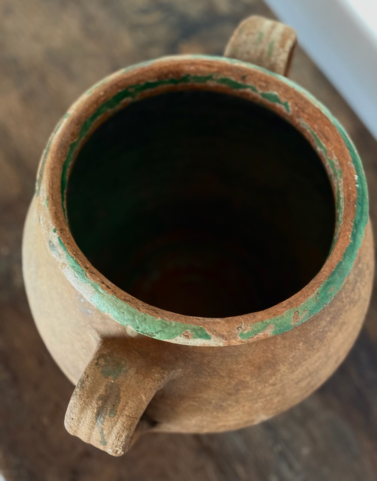 Antique French Terracotta Olive Jar