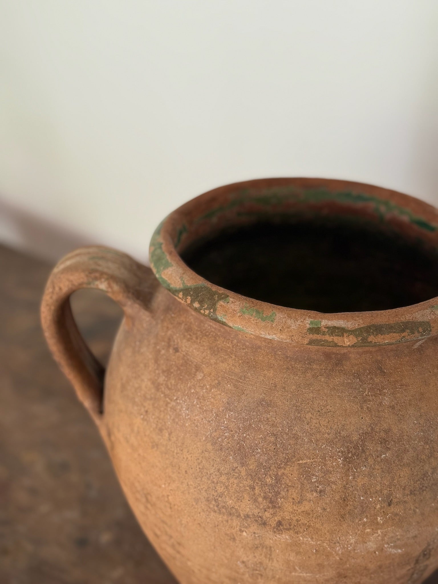 Antique French Terracotta Olive Jar