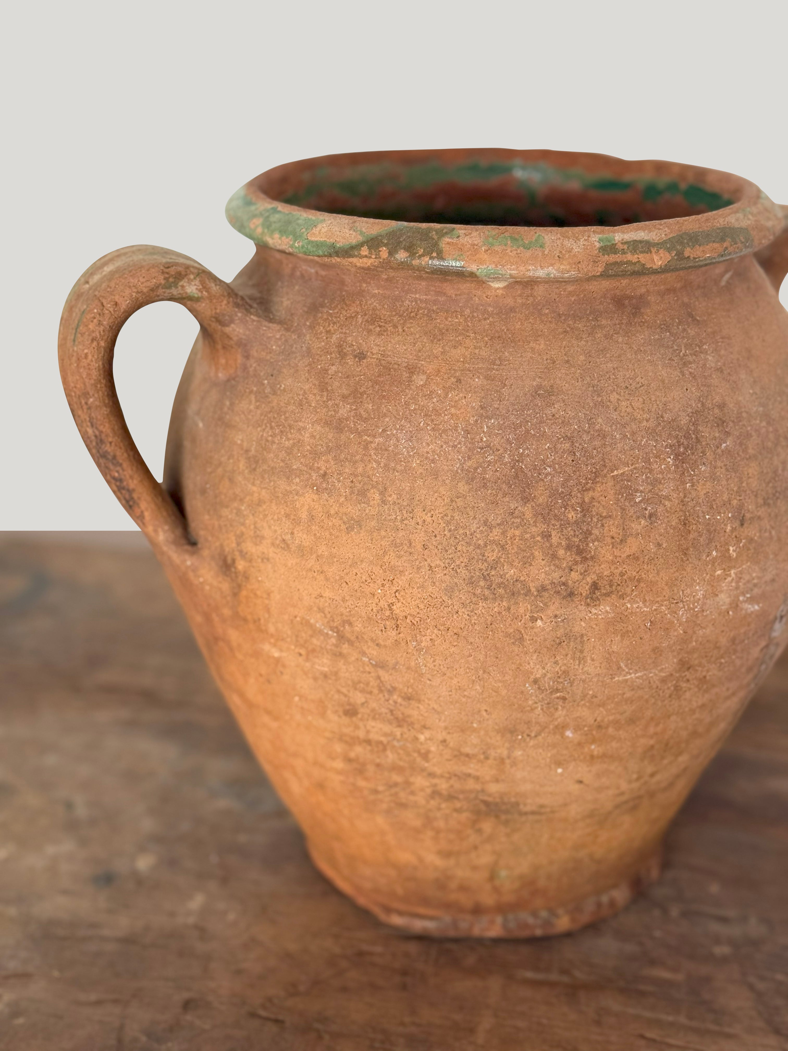 Antique French Terracotta Olive Jar
