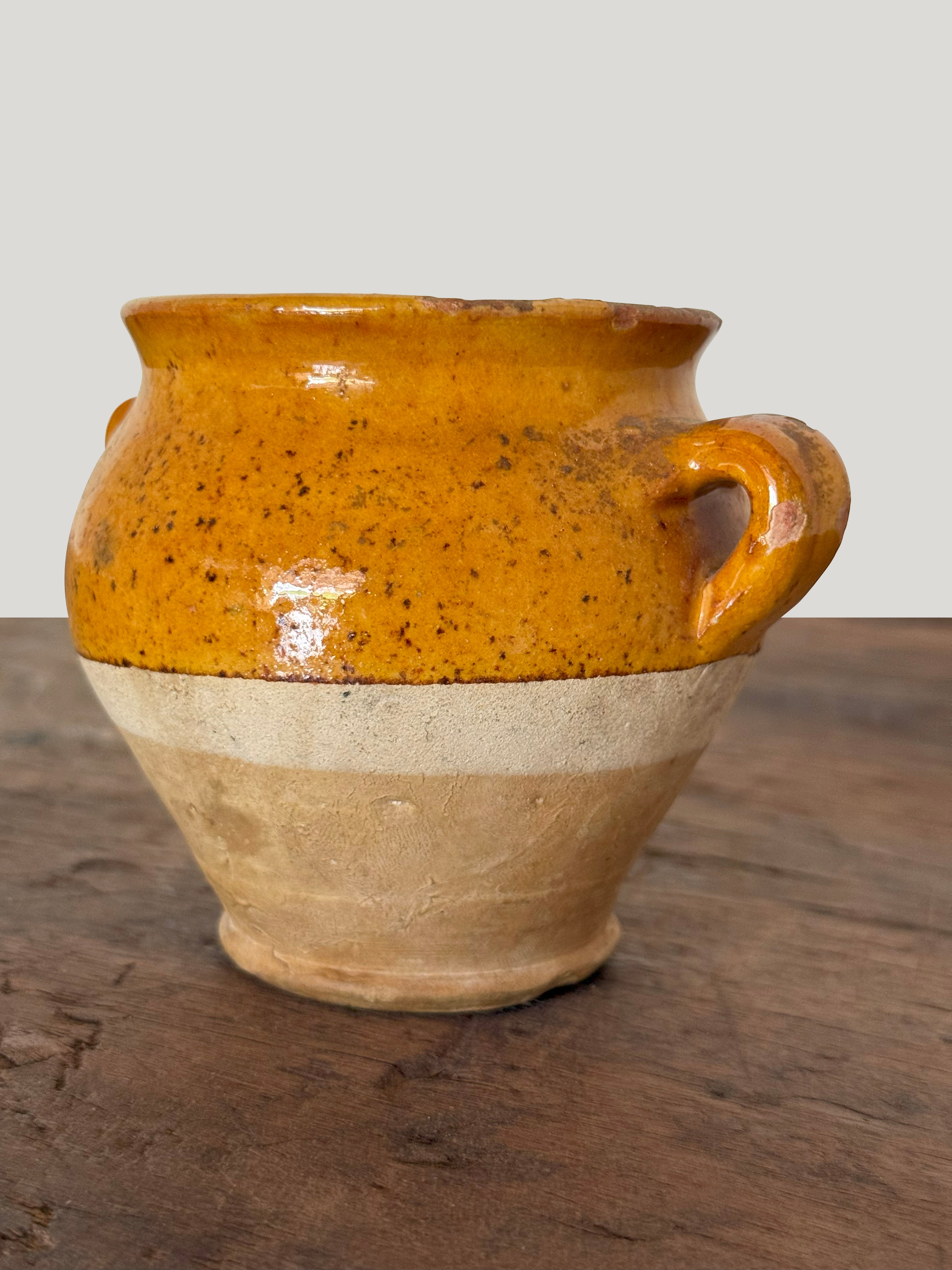 French Antique Mini Confit Jar