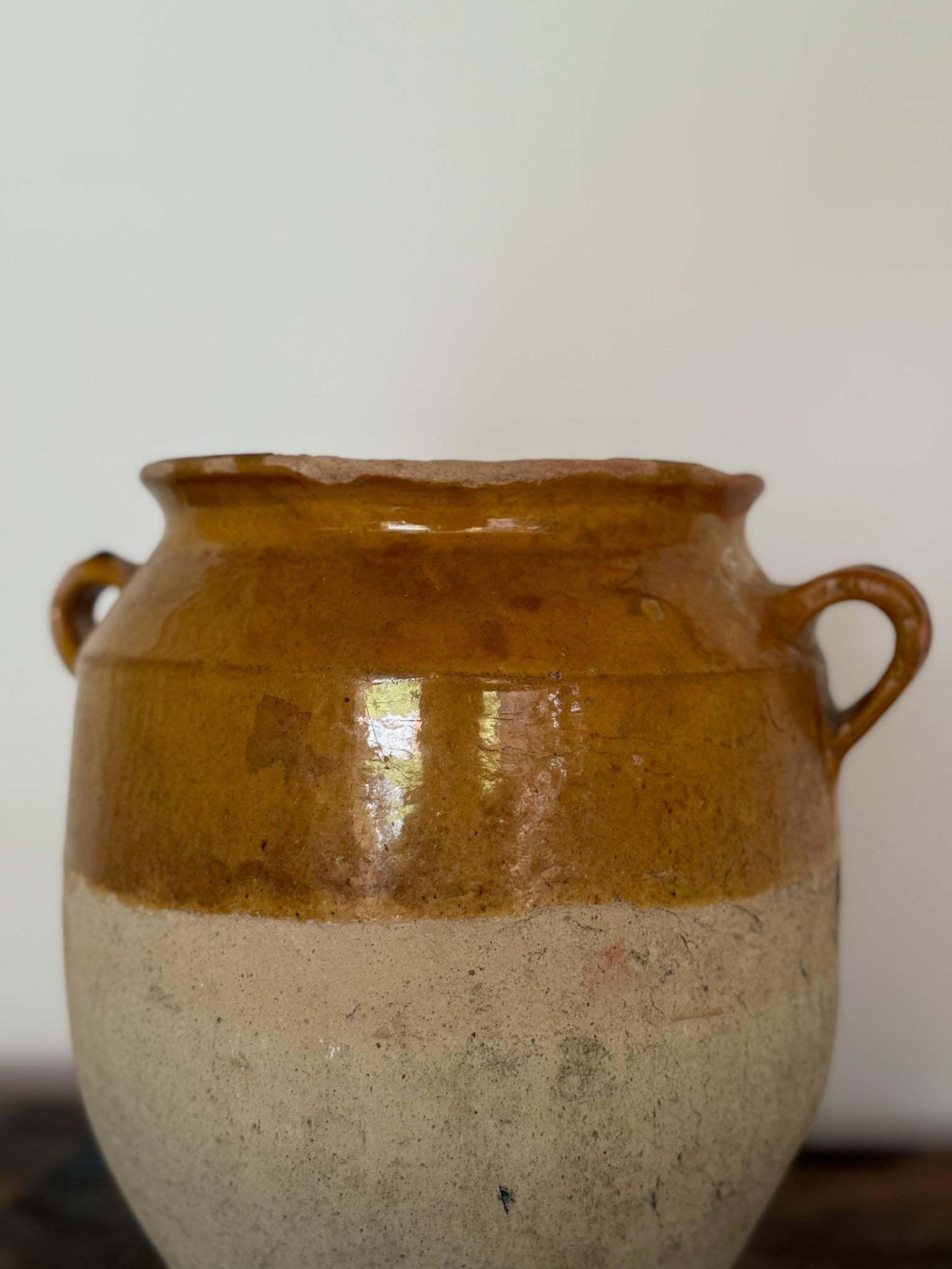 Antique French Confit Pot