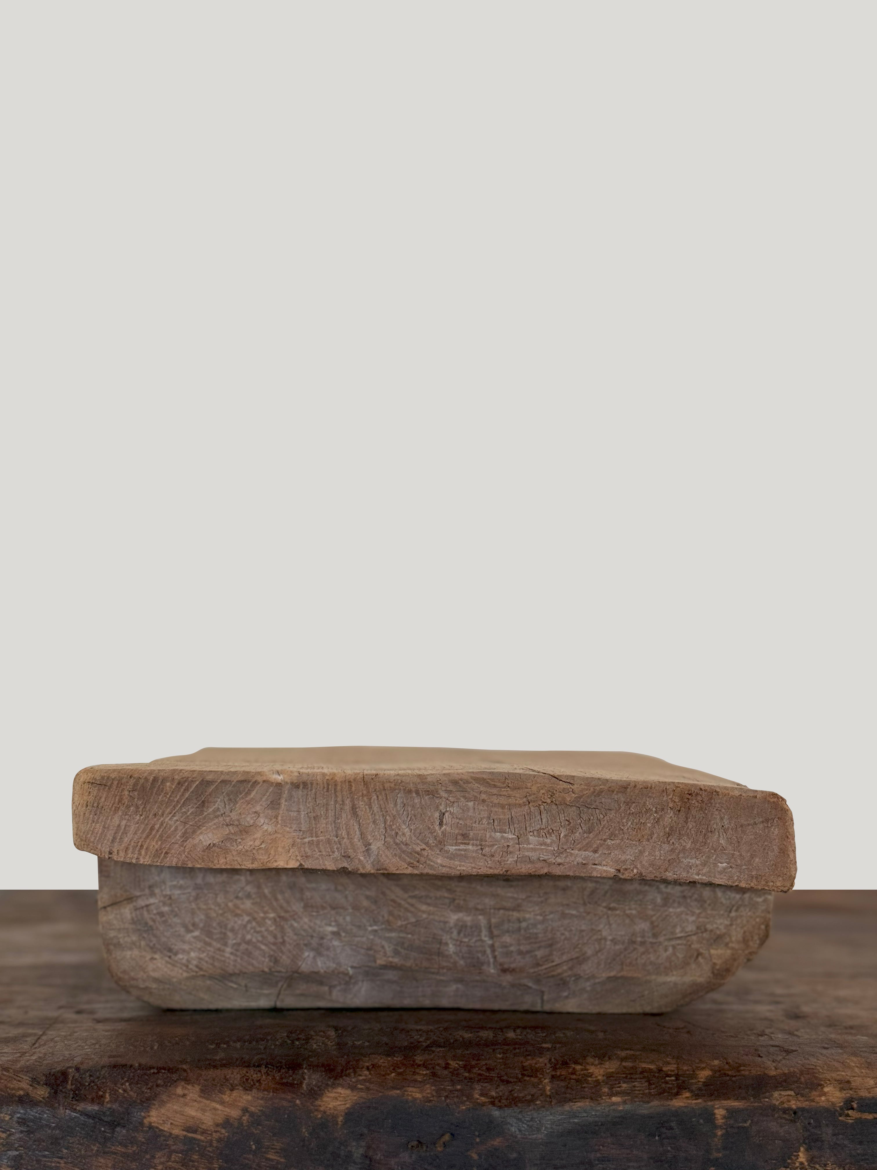 Vintage Wood Riser (footed)