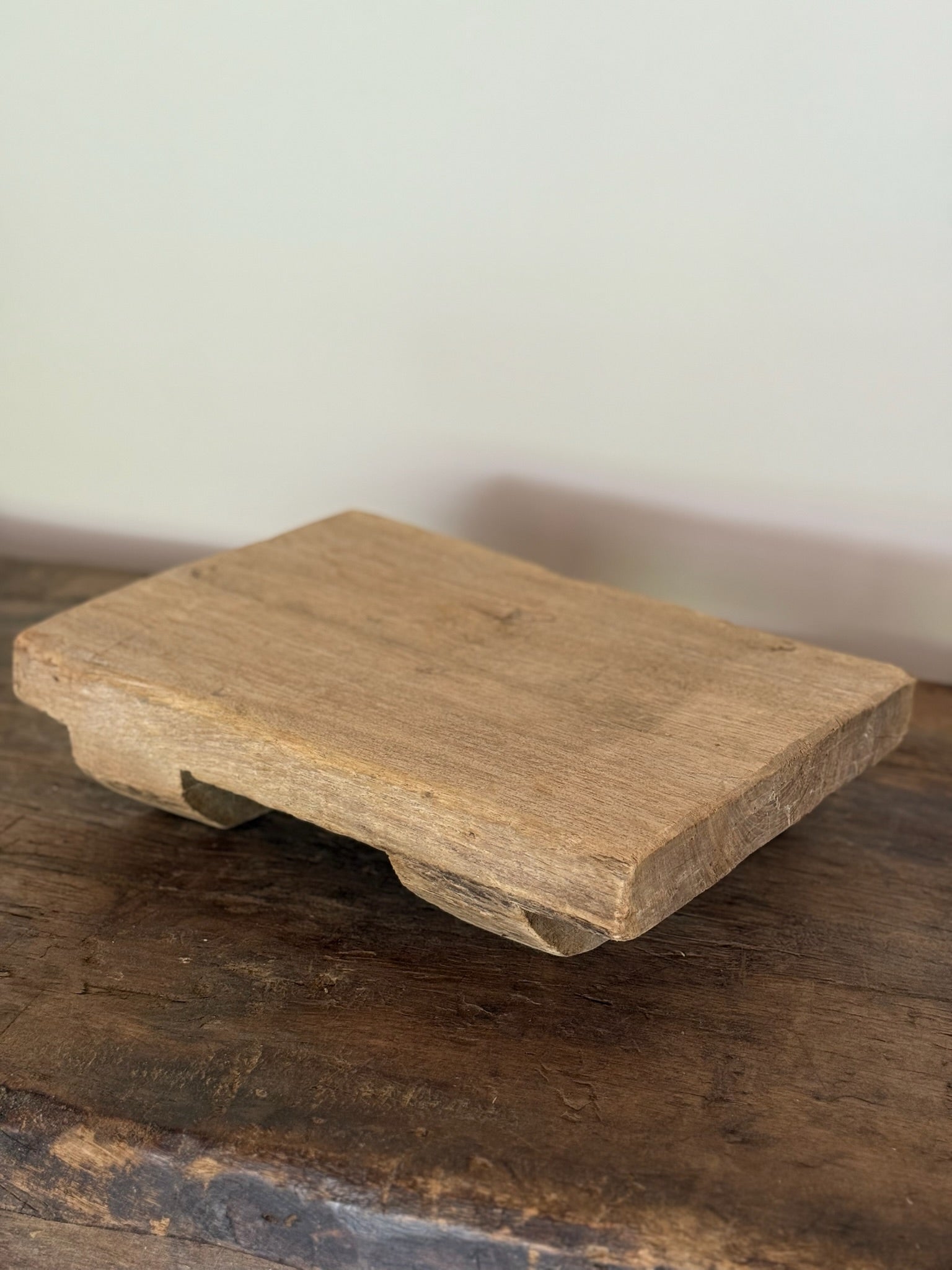 Vintage Wood Riser (footed)