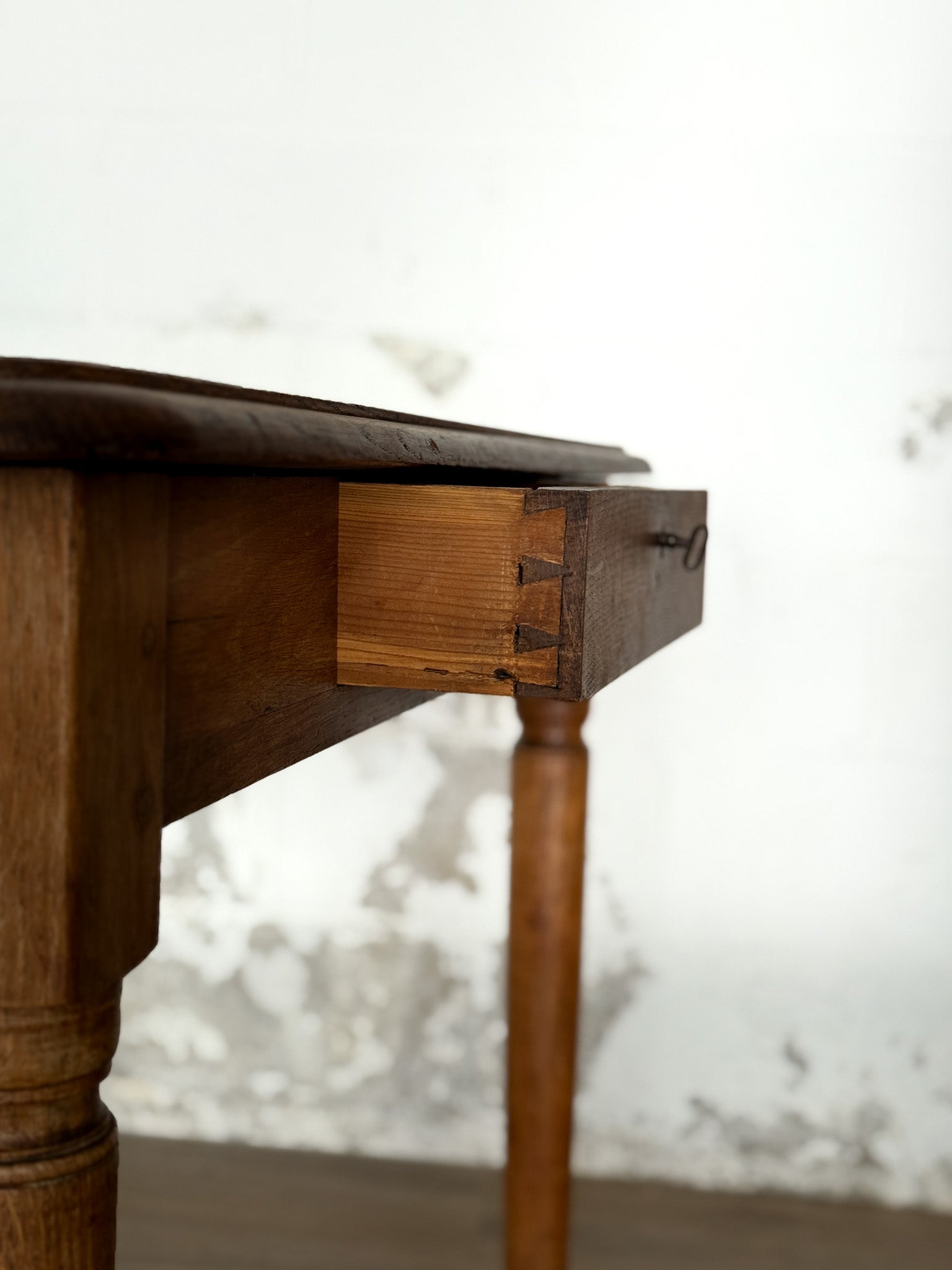 Antique French Chestnut Table/Desk