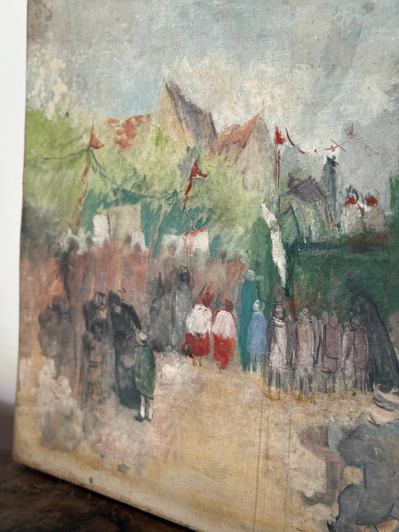 Antique French Original Painting