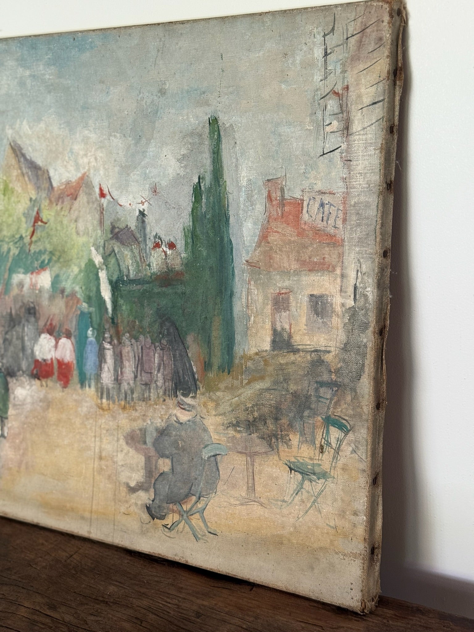 Antique French Original Painting