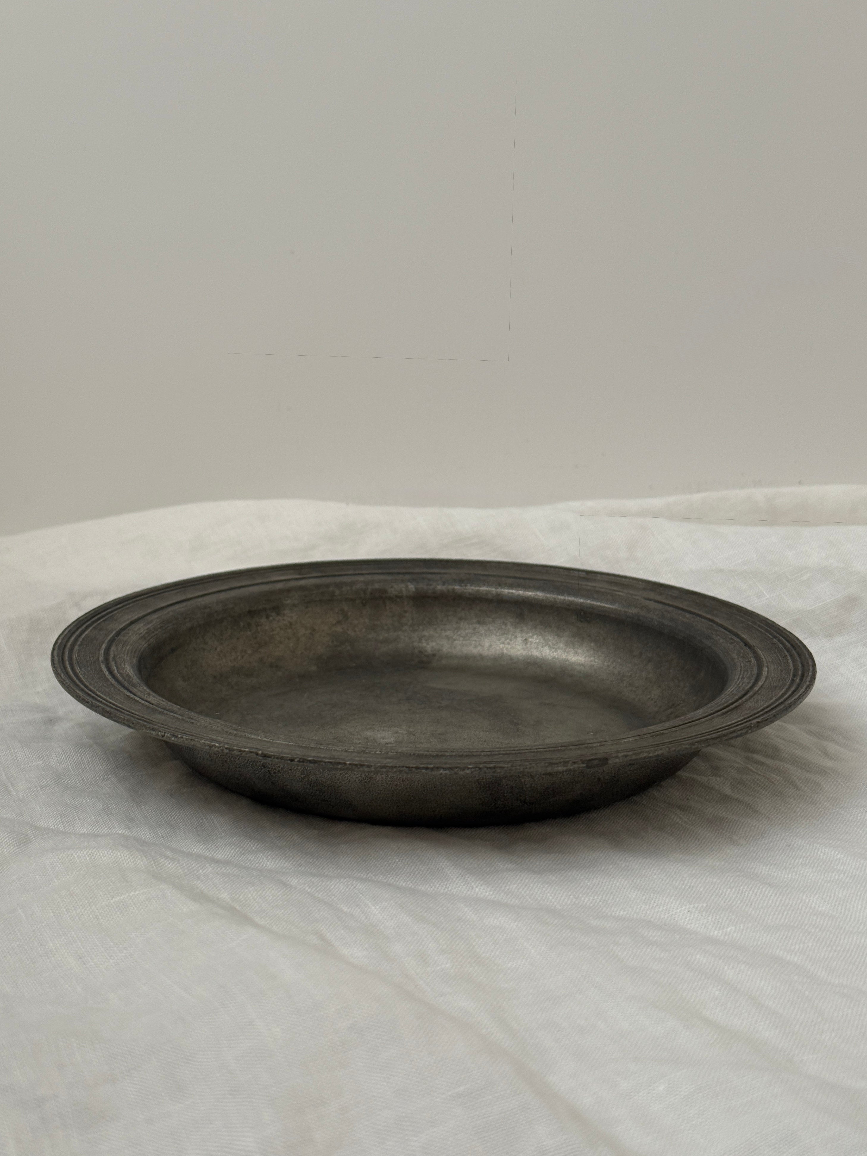 French Pewter Plate