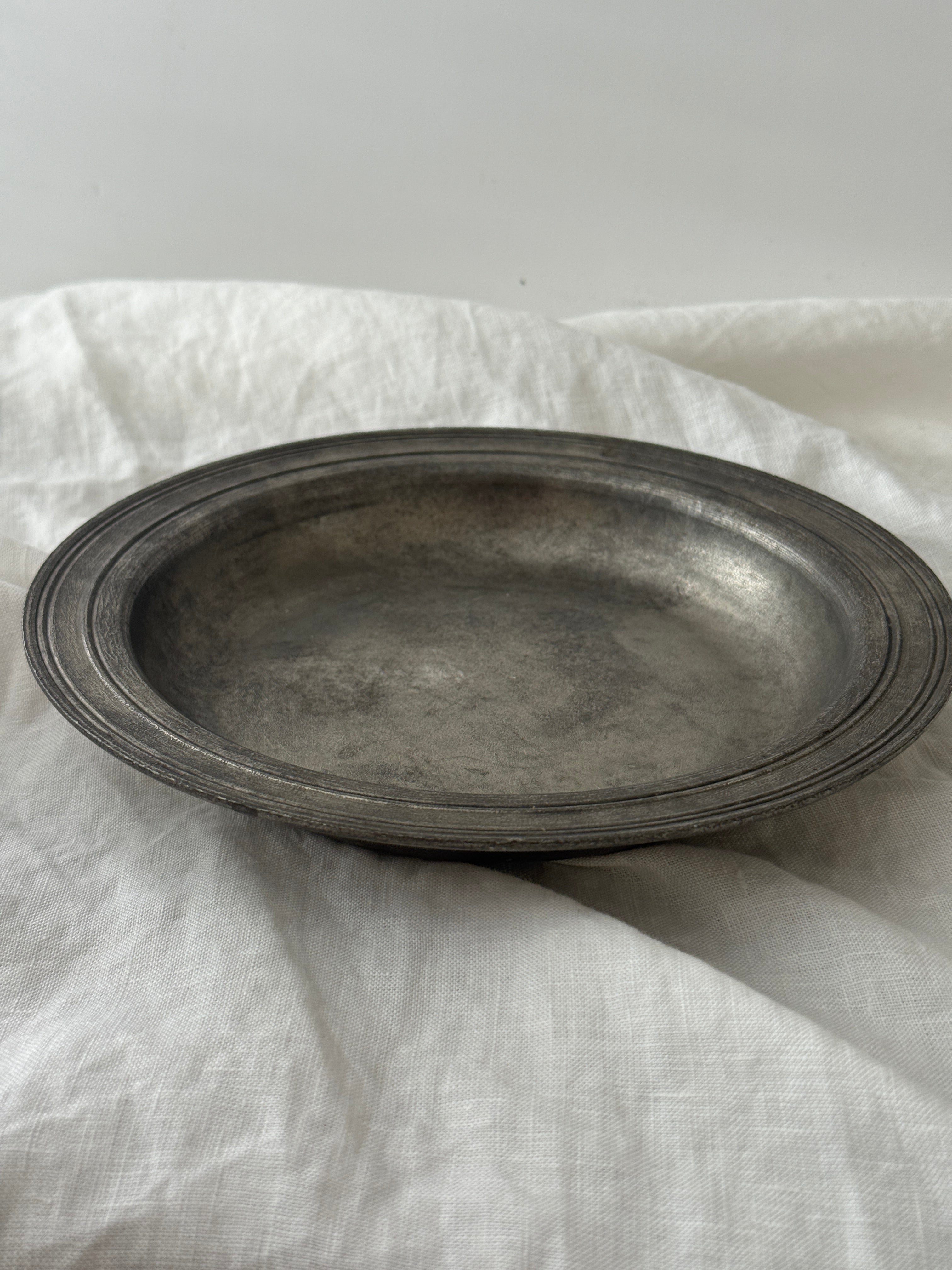 French Pewter Plate